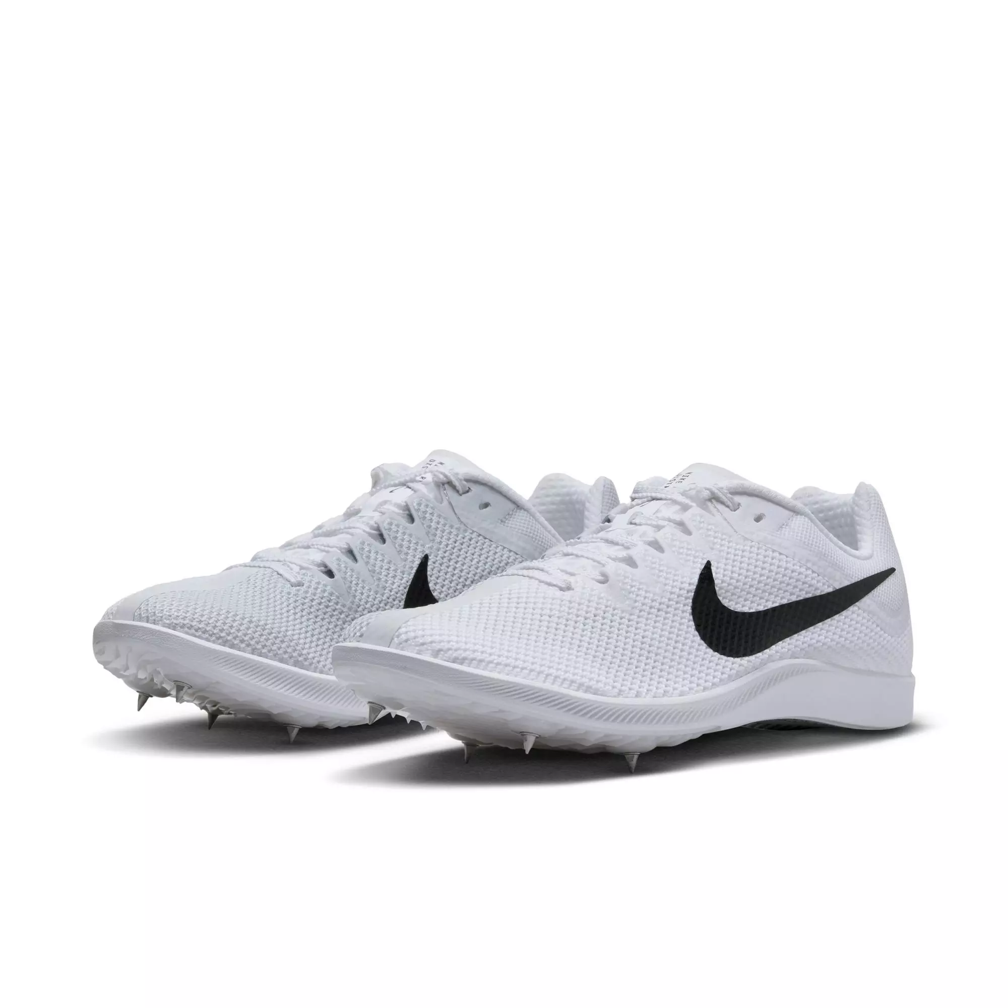 Nike Zoom Rival Distance "White/Black/Metallic Silver" Unisex Track Spike - WHITE/BLACK/SILVER