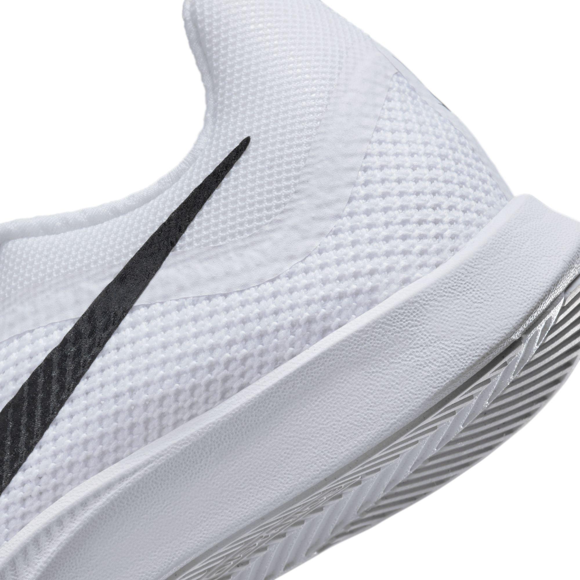 Nike Zoom Rival Distance "White/Black/Metallic Silver" Unisex Track Spike - WHITE/BLACK/SILVER Thumbnail View 8