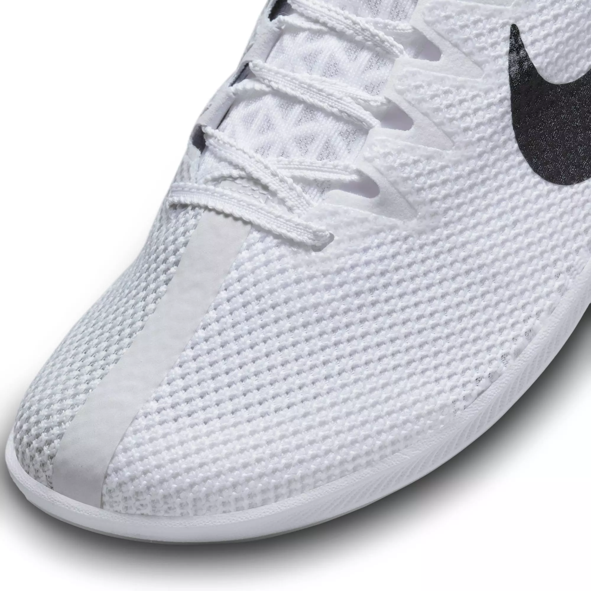 Nike Zoom Rival Distance "White/Black/Metallic Silver" Unisex Track Spike - WHITE/BLACK/SILVER