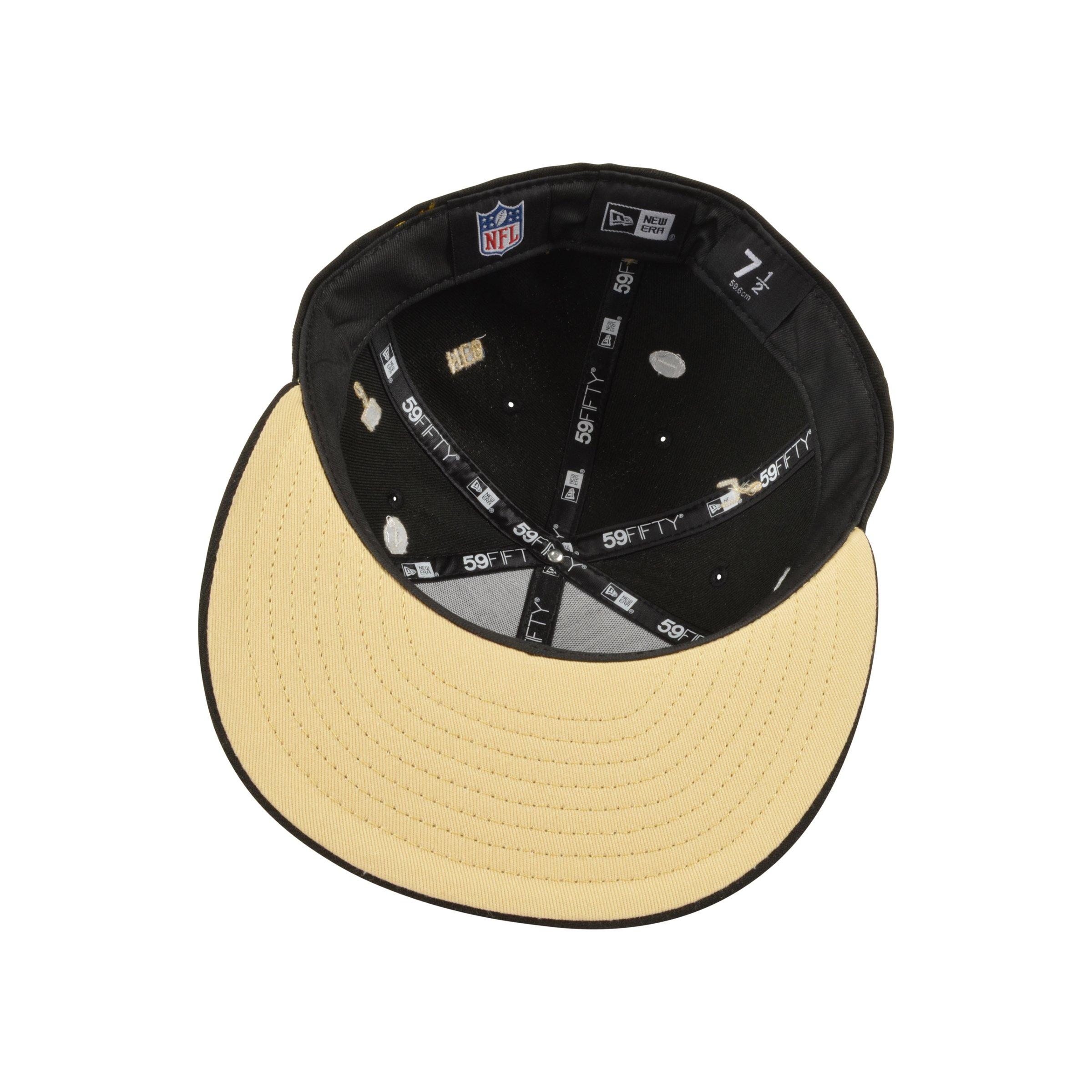 New Era New Orleans Saints 59FIFTY '23 NFL Sideline Fitted Hat - Hibbett