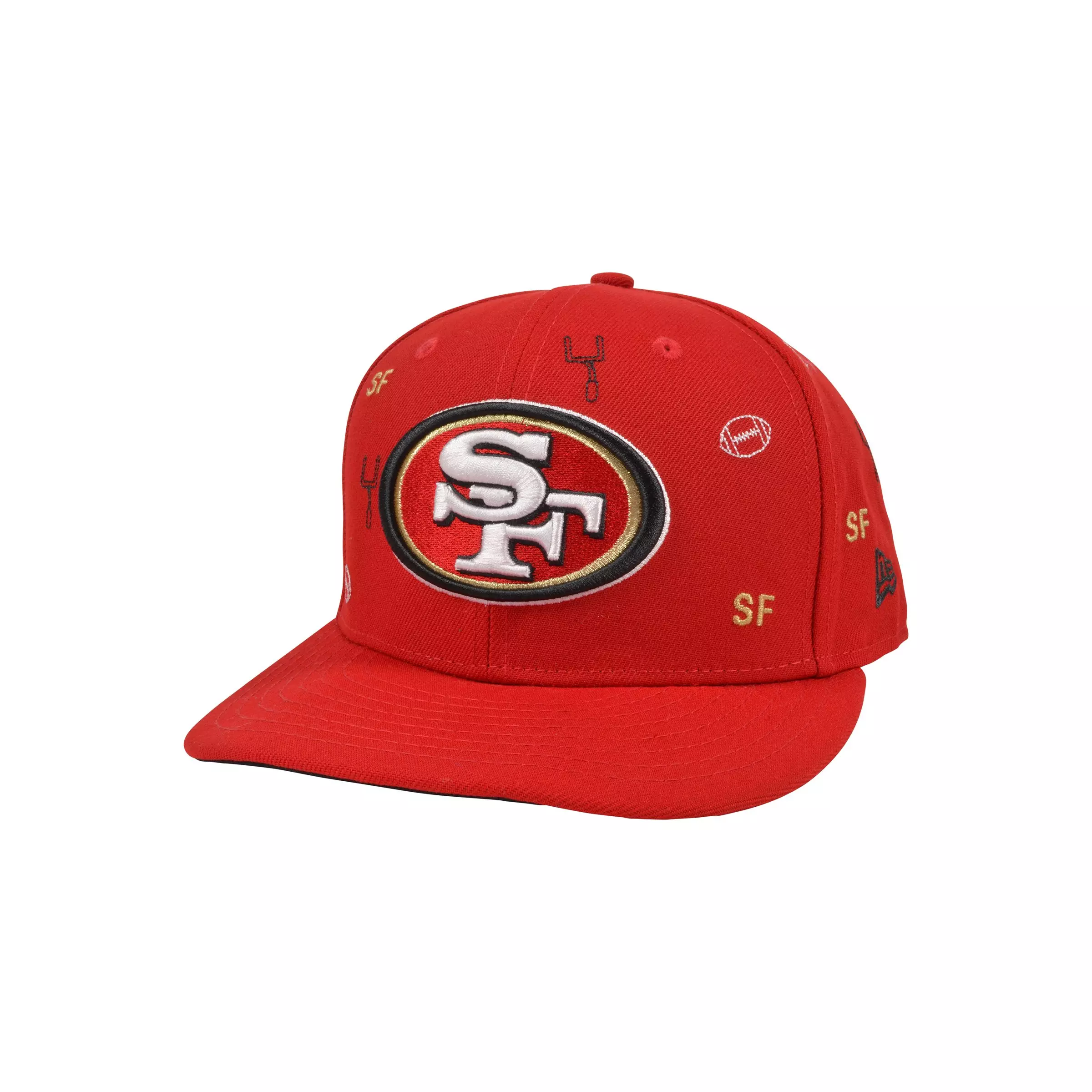 New Era San Francisco 49ers 59FIFTY True to the Game Fitted Hat - RED
