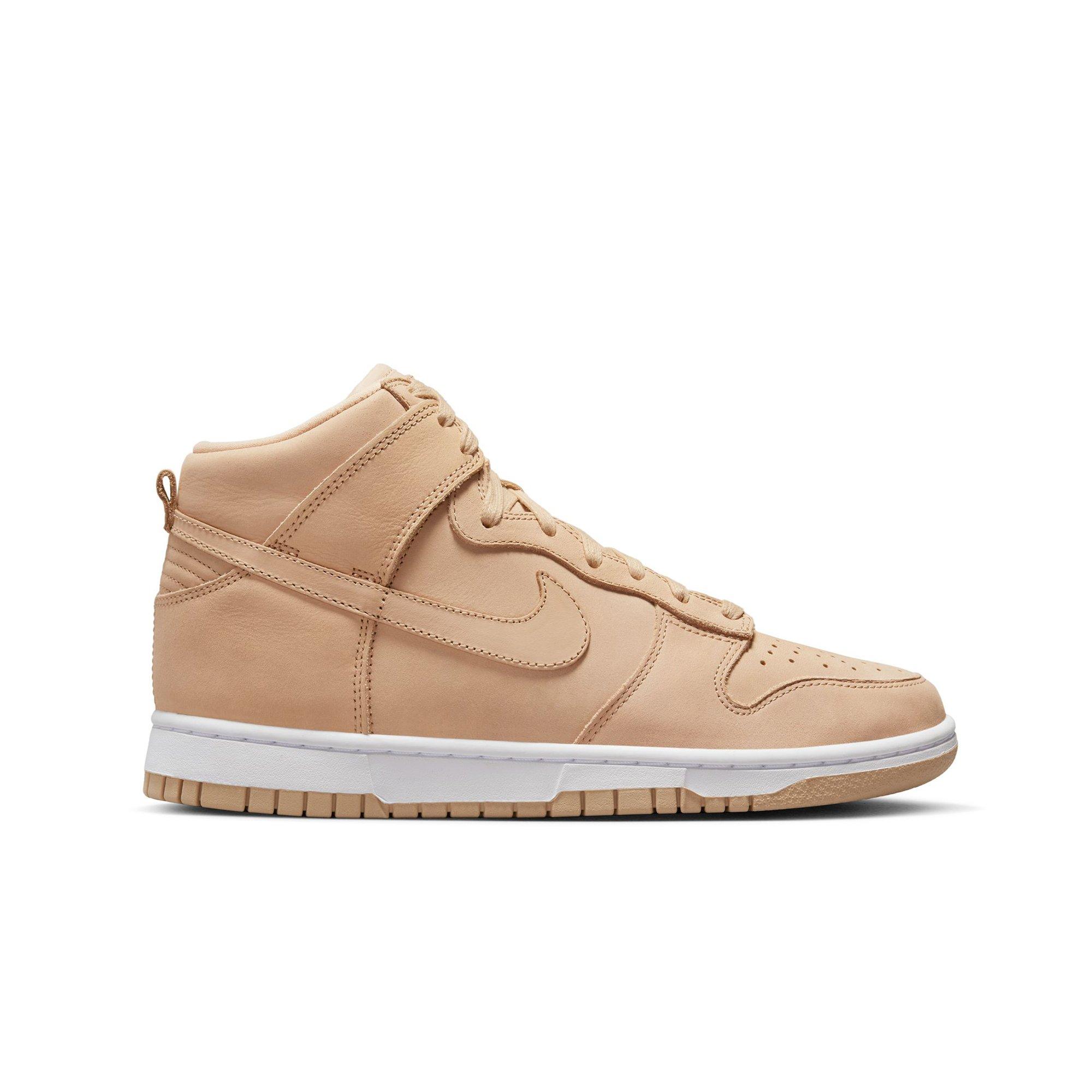 nike dunk high white tan