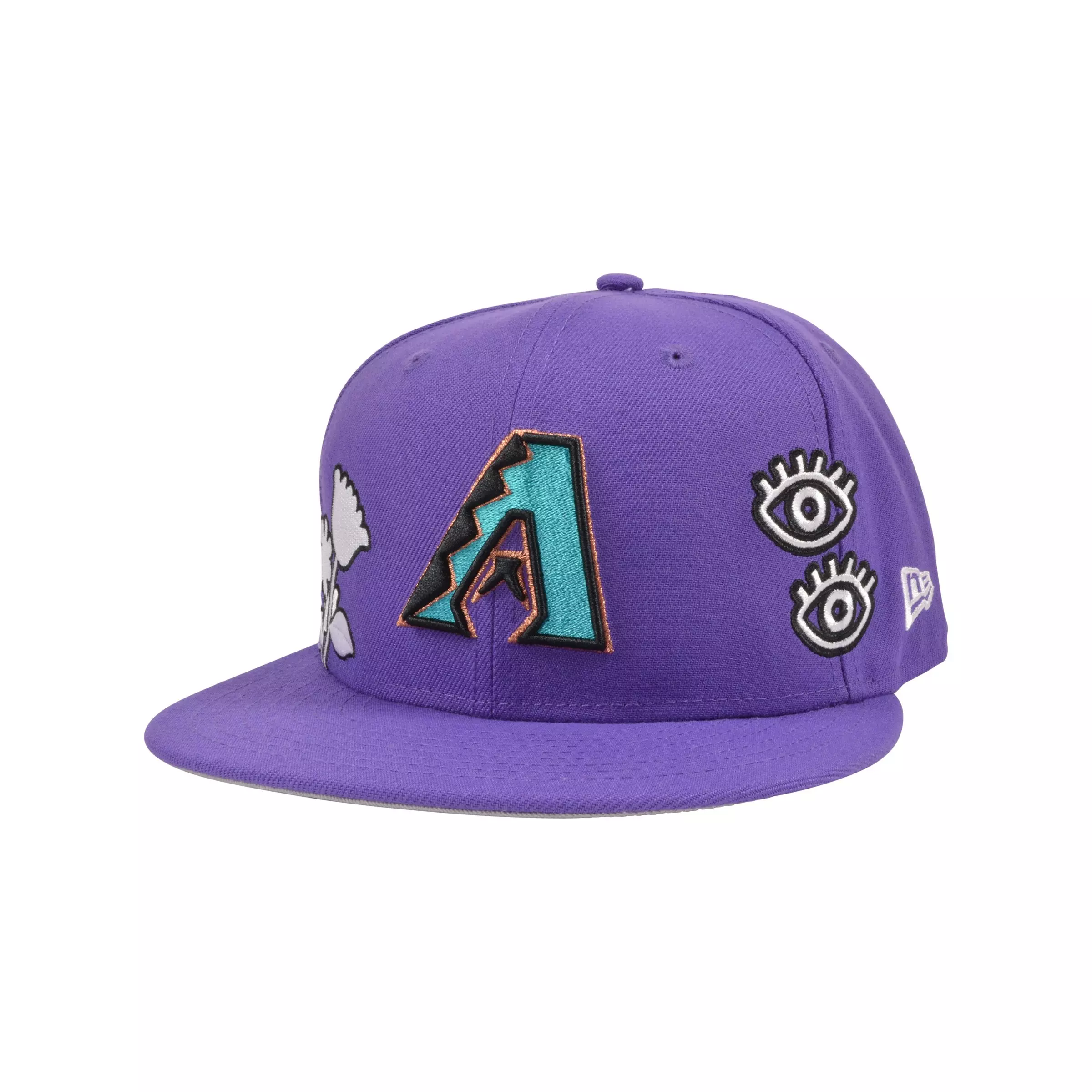 New Era Arizona Diamondbacks 59FIFTY Give Me My Flowers Fitted Hat - PURPLE