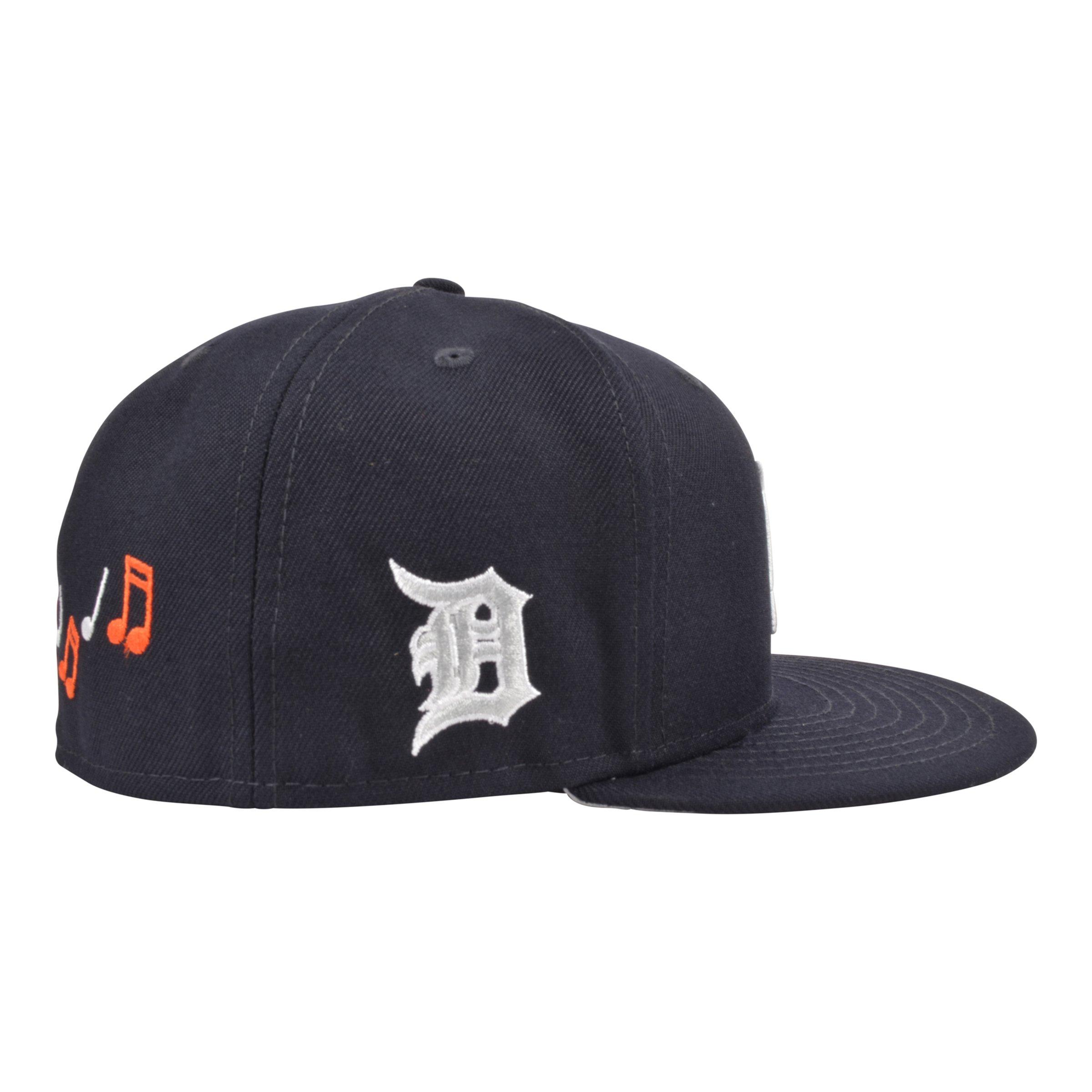 Nike Detroit Tigers Black Baseball Cap Hat MLB Detroit Spell Out