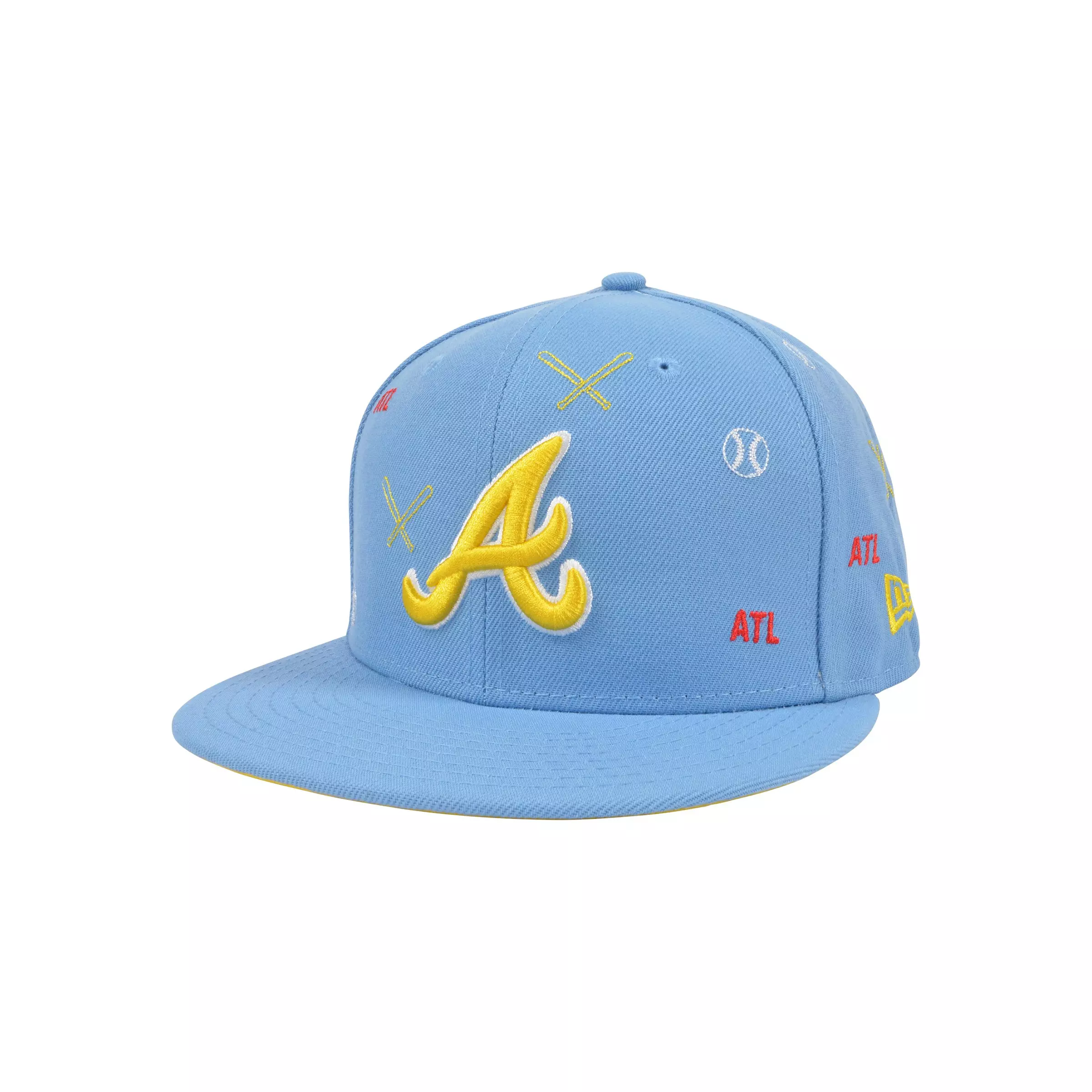 New Era Atlanta Braves 59FIFTY True to the Game Fitted Hat - BLUE