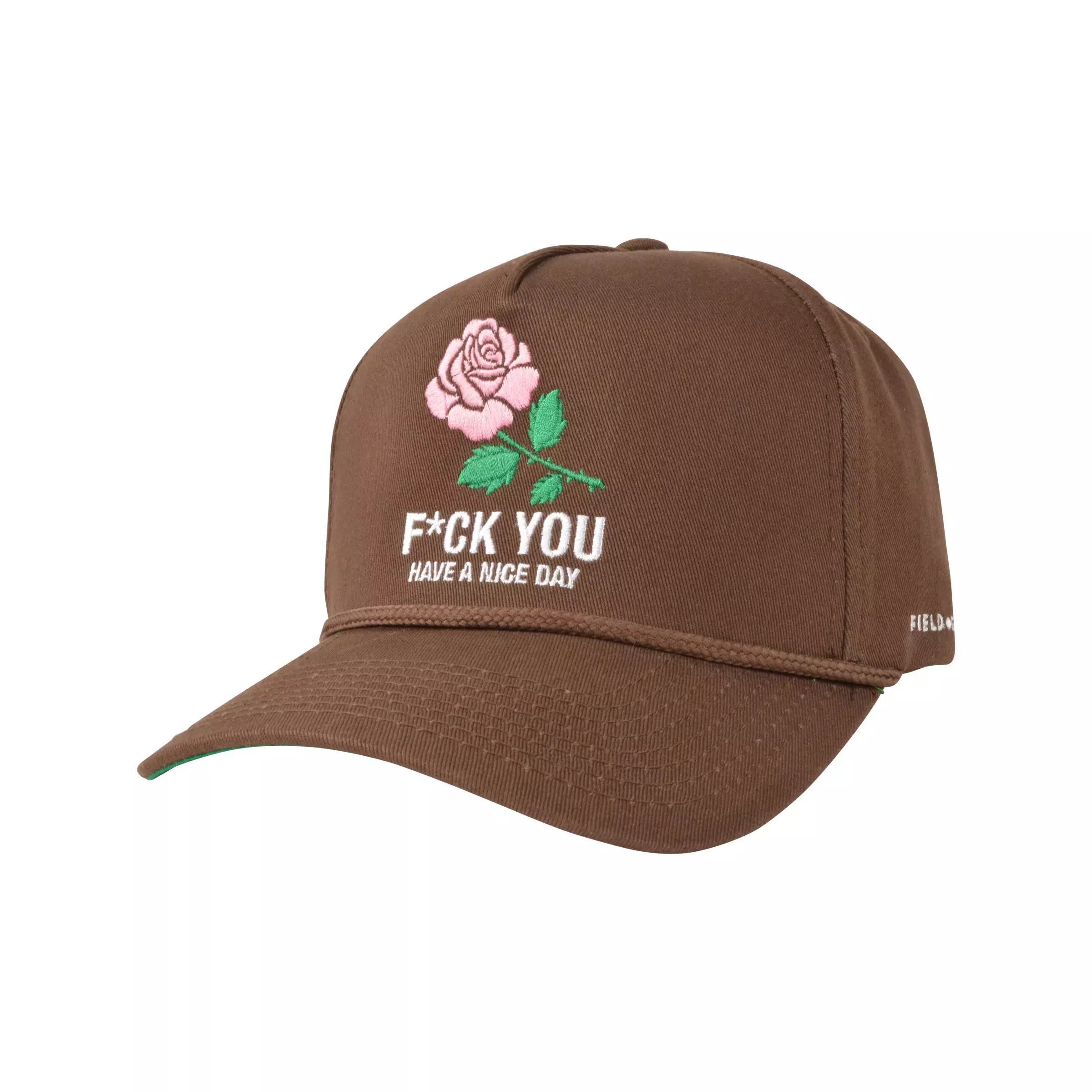 Field Grade Have A Nice Day Snapback Hat - Mocha - BROWN