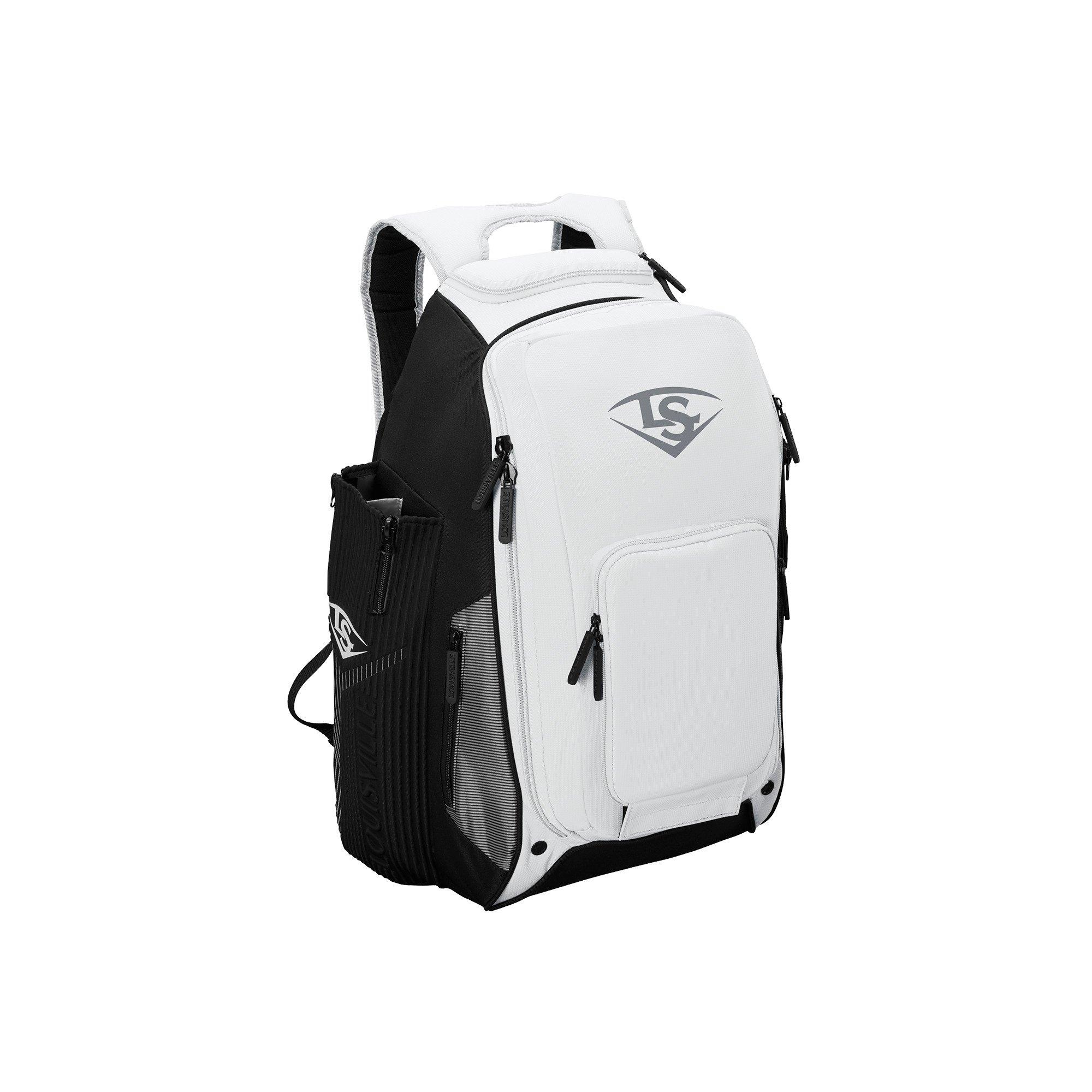 Women's Louisville Slugger Prime Stick Backpack - White, Fleece