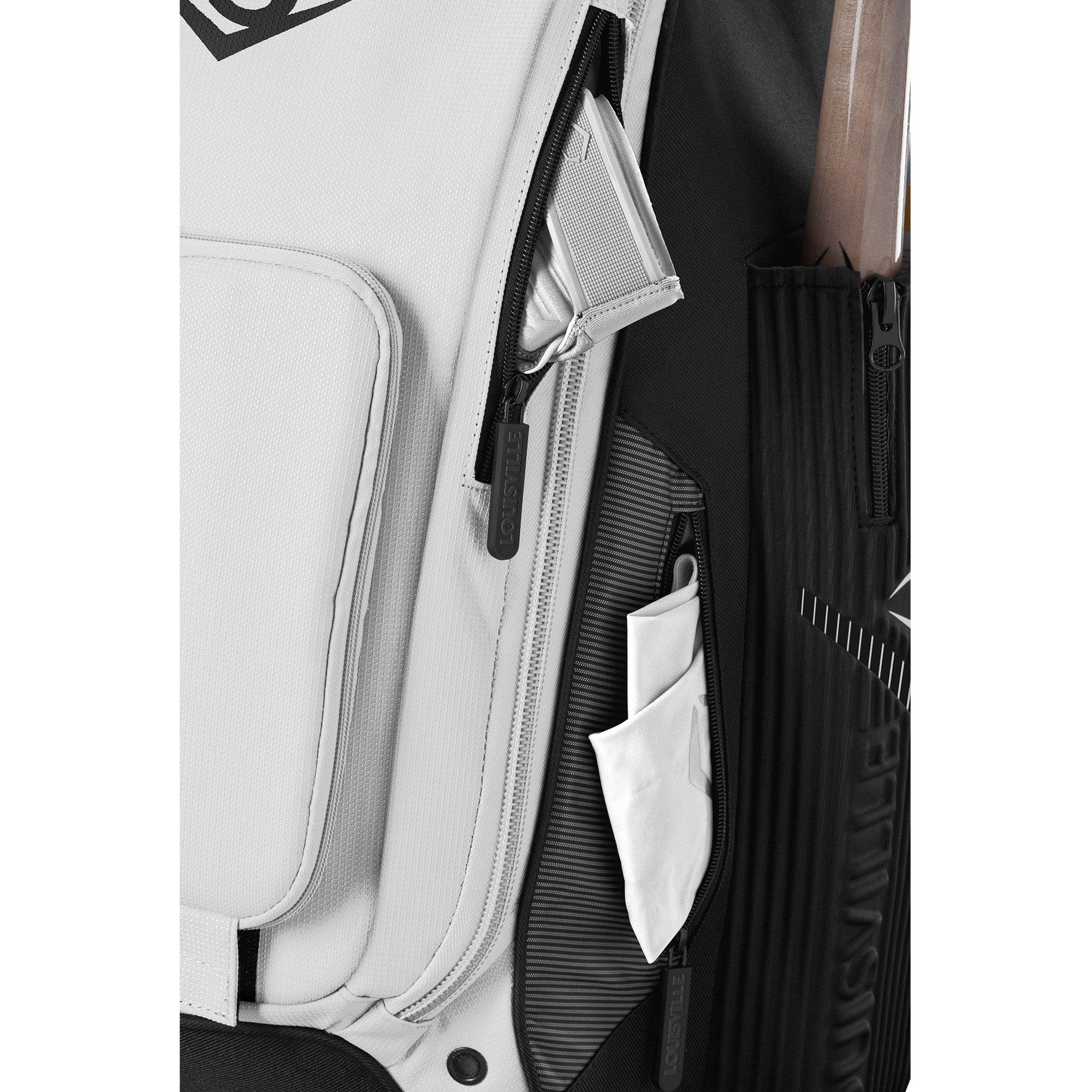 Women's Louisville Slugger Prime Stick Backpack - White, Fleece