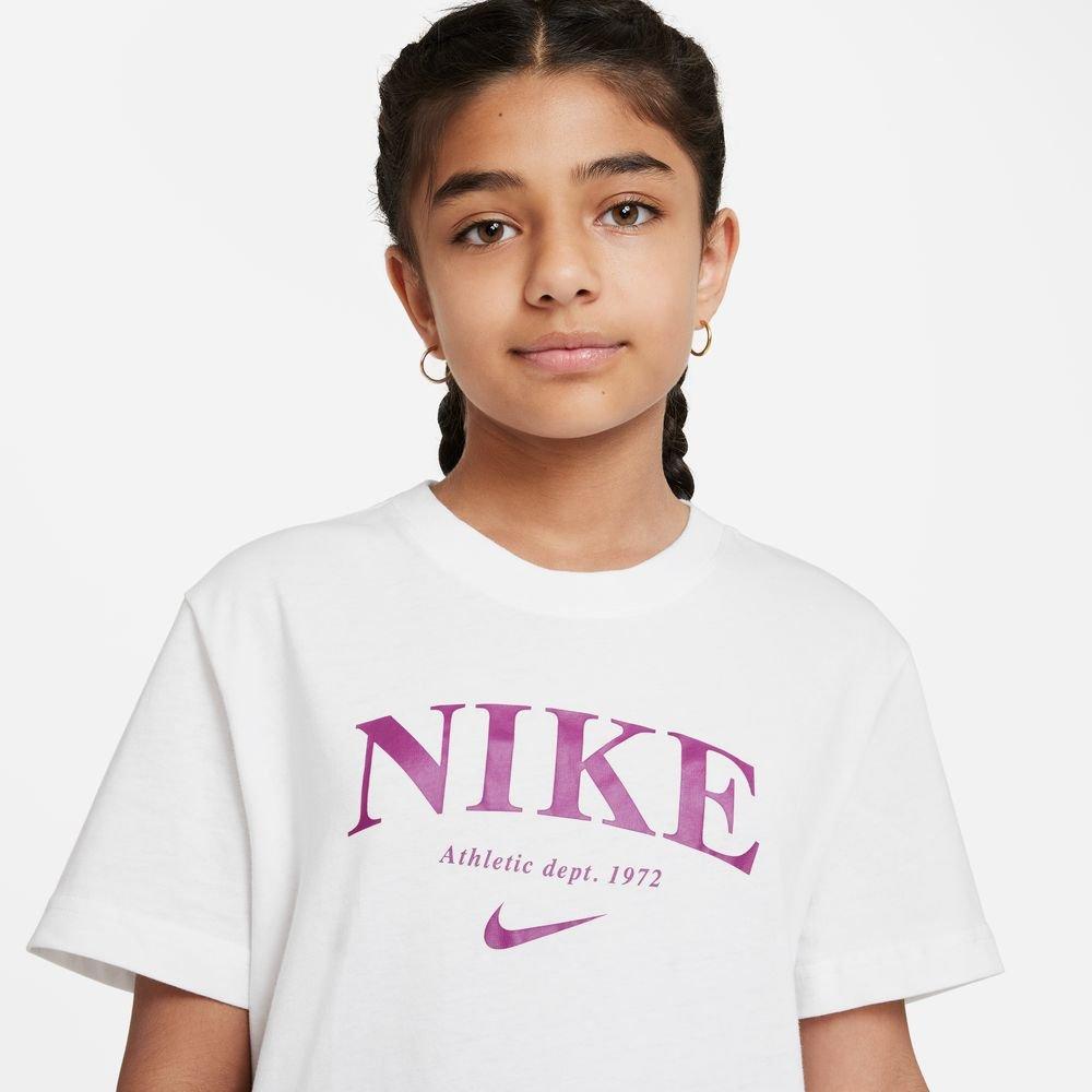 Nike Big Girls' Trend Tee - WHITE Thumbnail View 3