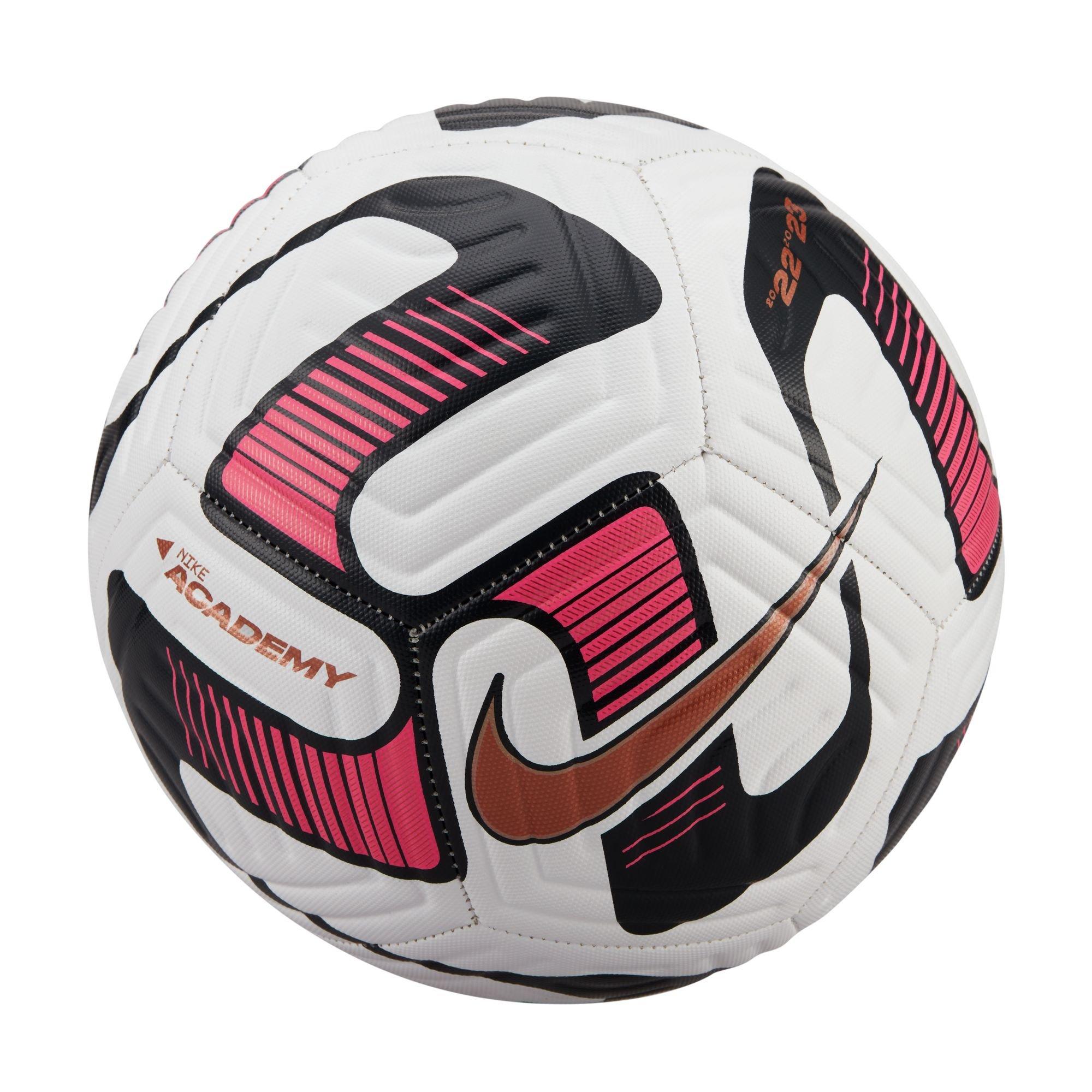 Nike Academy Soccer Ball - White/Black/Pink - Hibbett