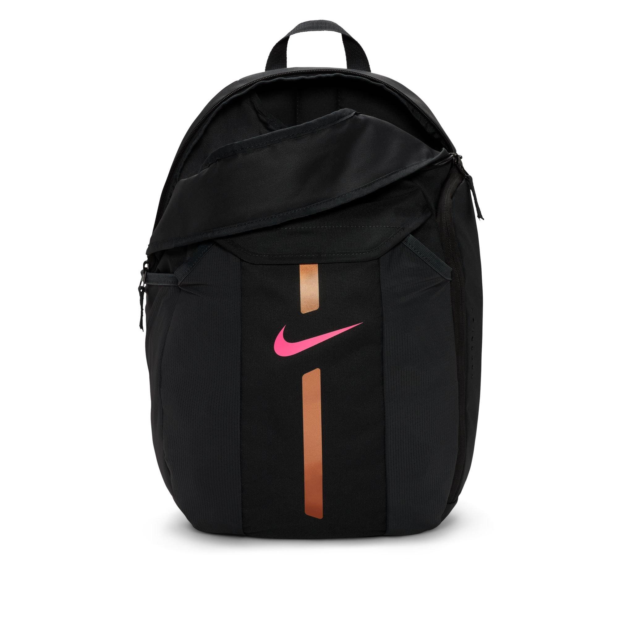 Nike pink and black on sale backpack