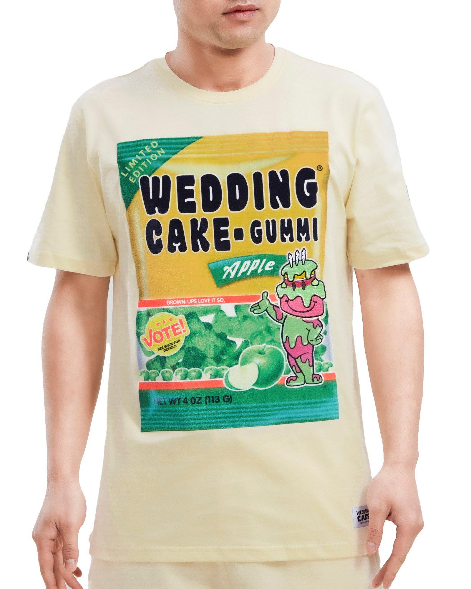 Wedding Cake Men's Gummies Tee-Cream