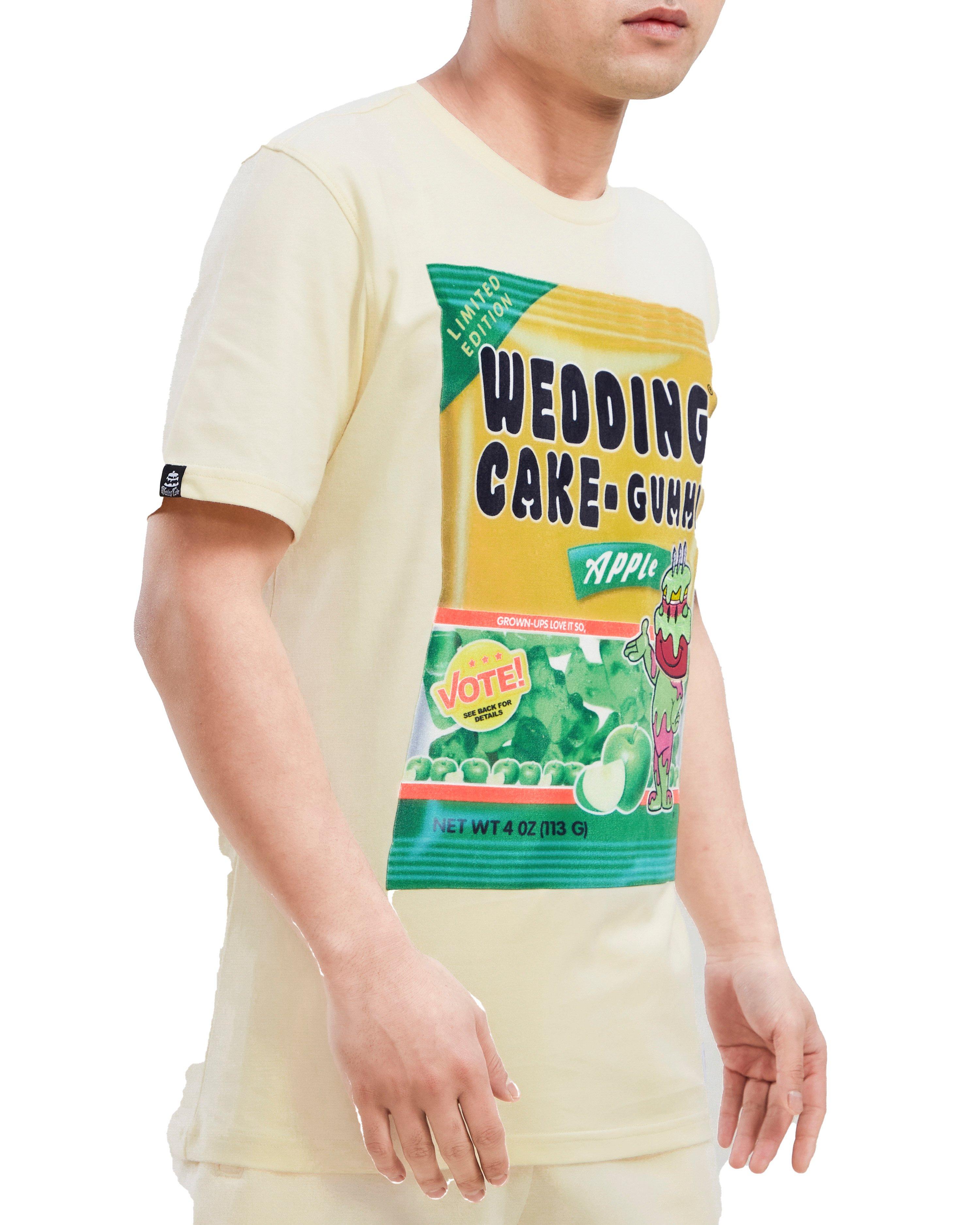 Wedding Cake Men's Gummies Tee-Cream
