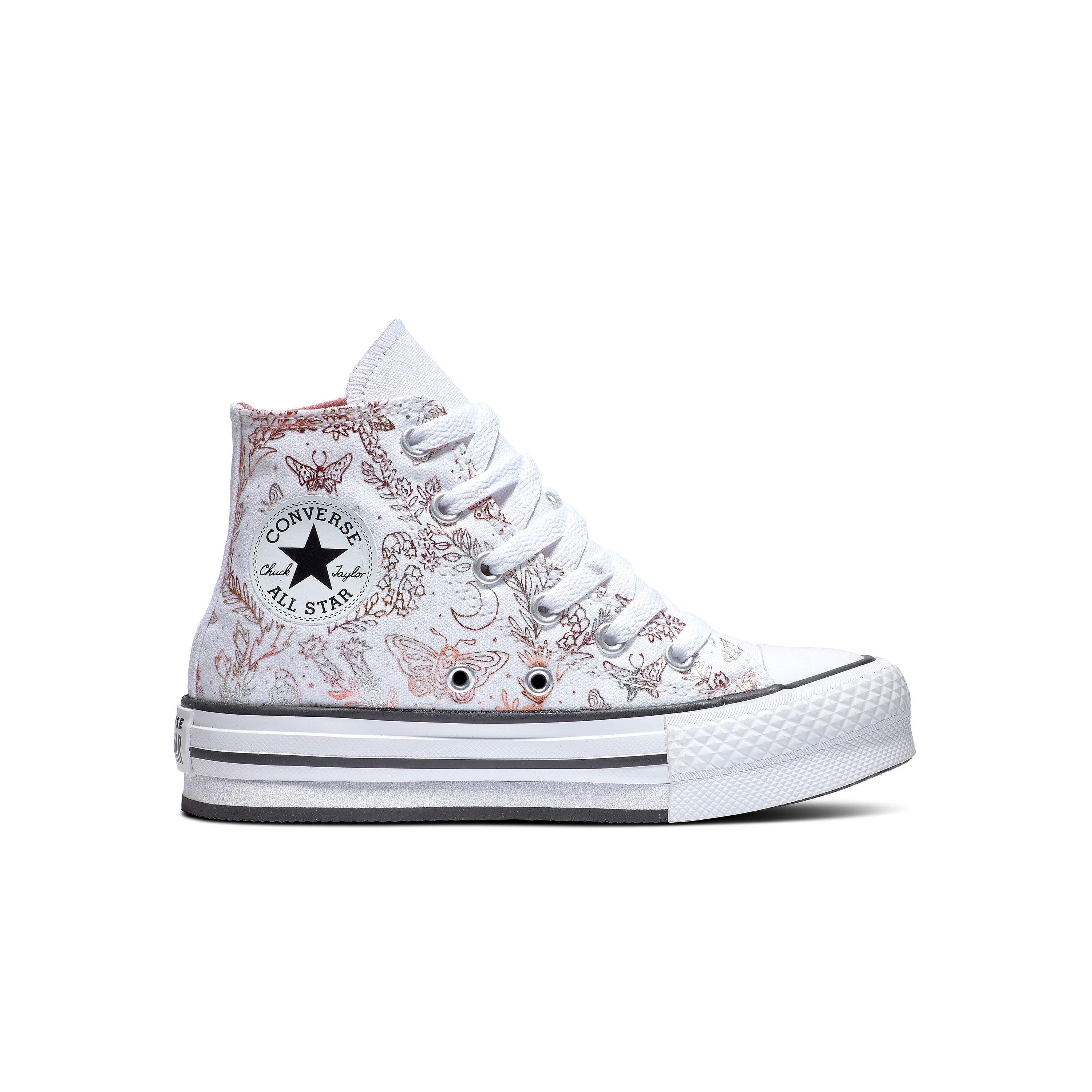 Converse all star outlet shoes for girls printed