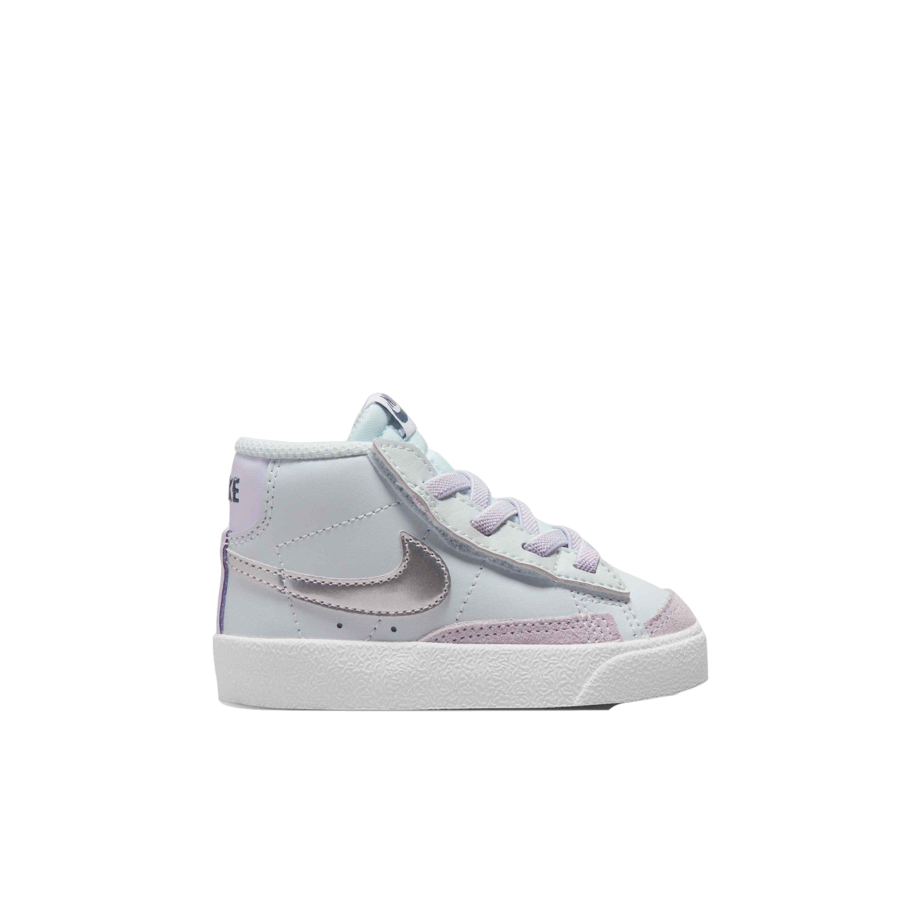 Nike Blazer Mid '77 "Pure Platinum/Metallic Silver" Infant Girls' Shoe