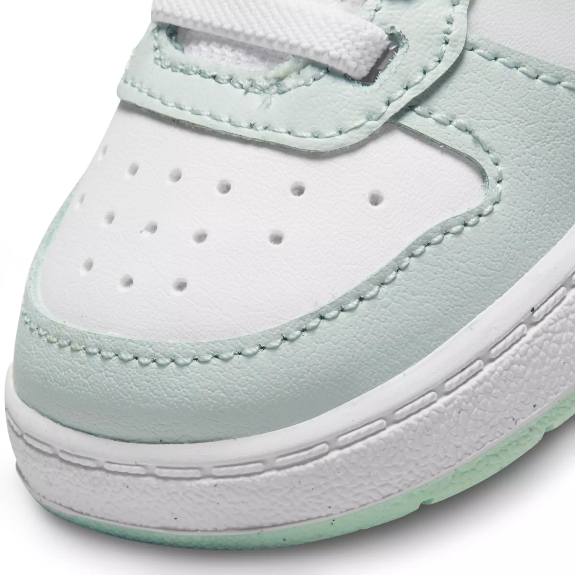 Nike Court Borough Mid 2 "Pure Platinum/Mint Foam/White" Toddler Girls' Shoe - WHITE/MINT