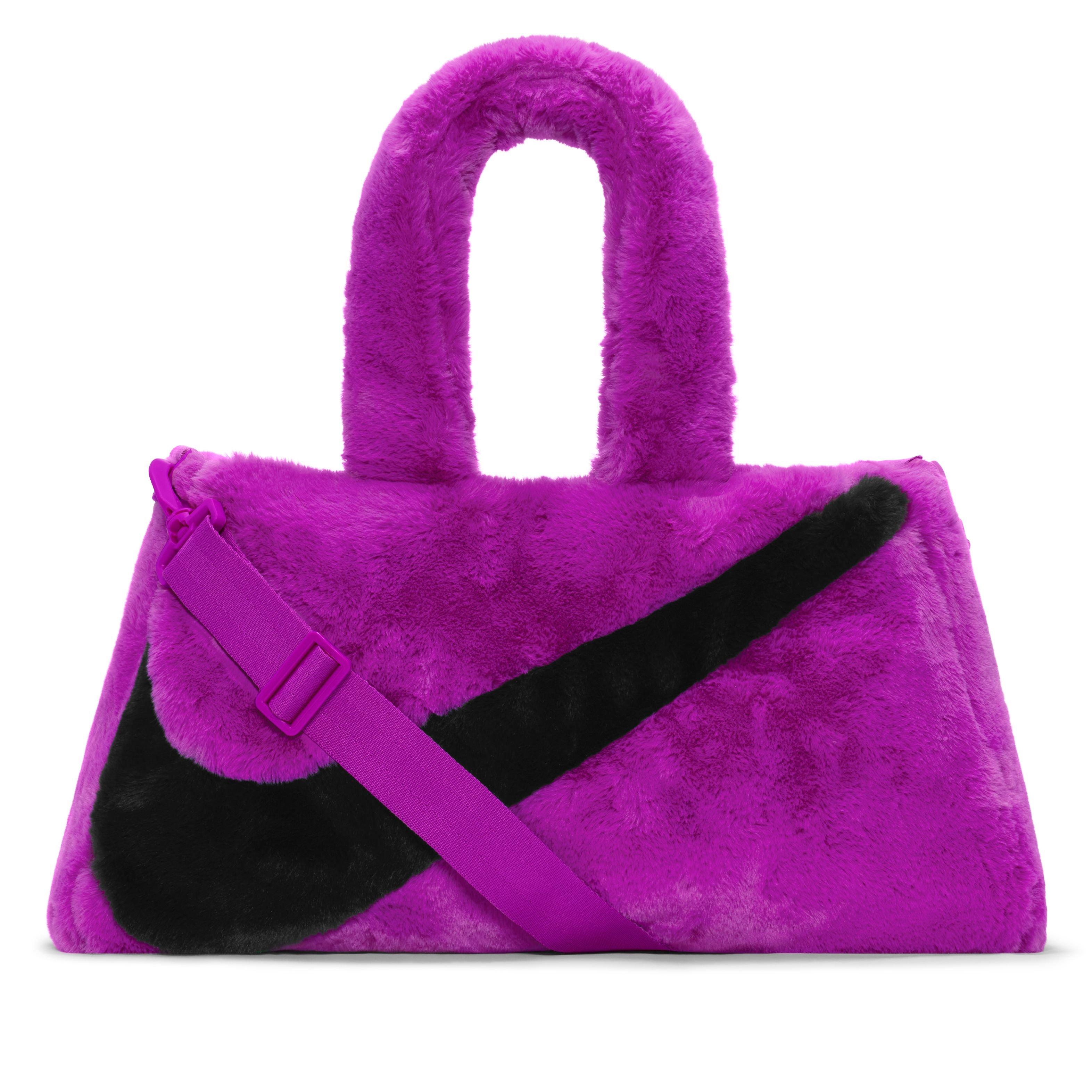 Nike Sportswear Faux Fur Tote BagPurple