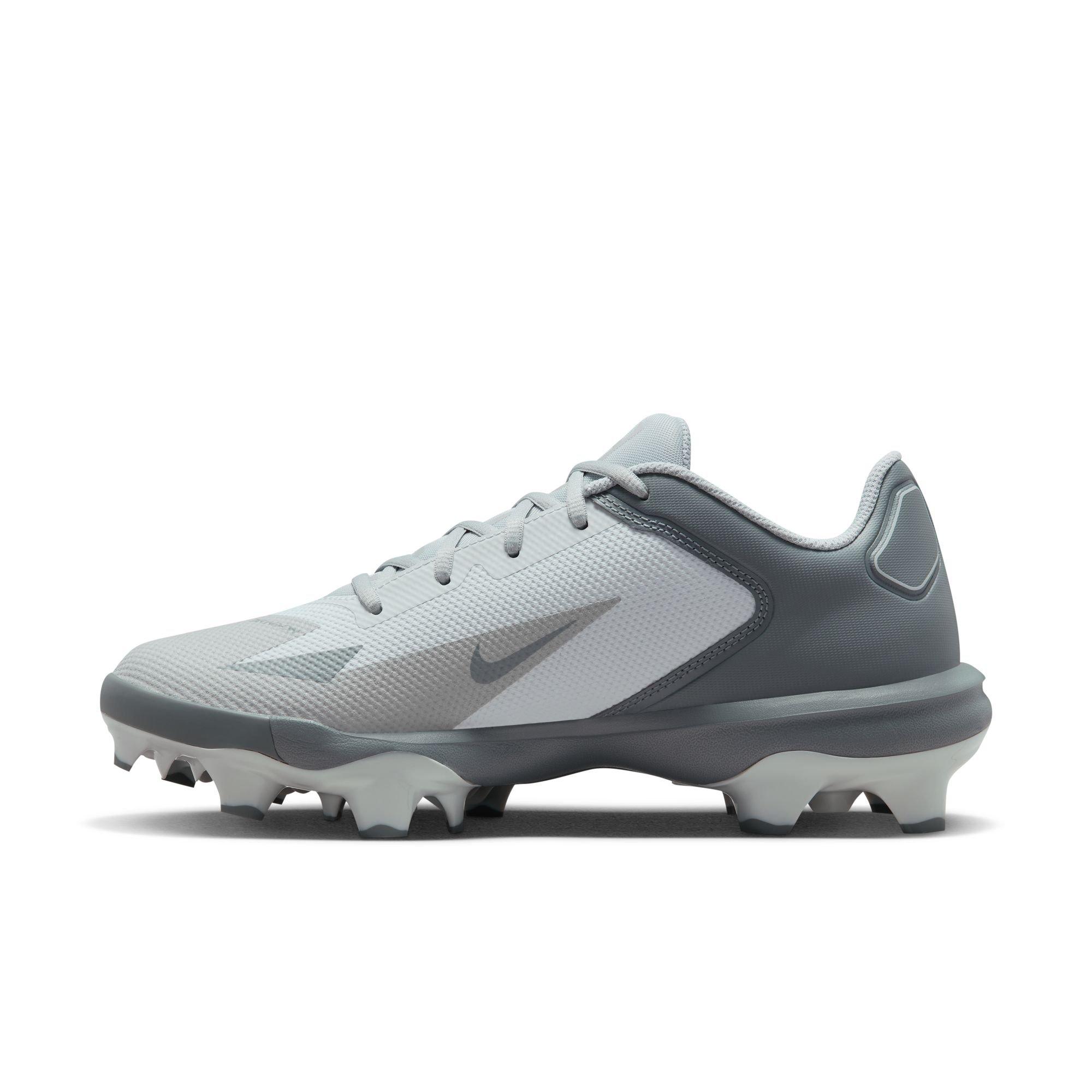 Nike Force Trout 8 Pro MCS "Cool Grey/White/Wolf Grey/Pure Platinum" Men's Baseball Cleat - GREY/WHITE Thumbnail View 4