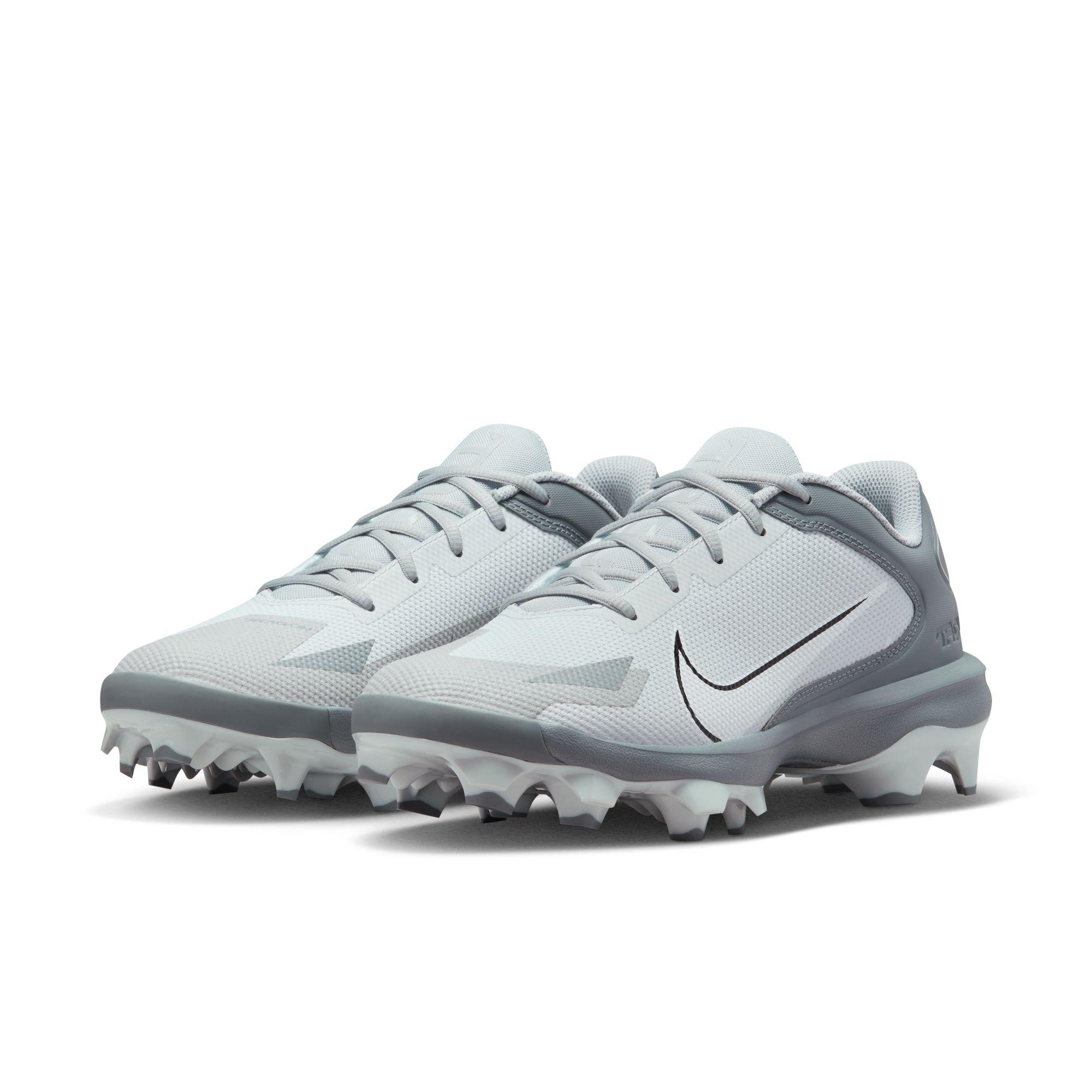 8.5 Nike Mike Trout Baseball Cleats White w/Grey