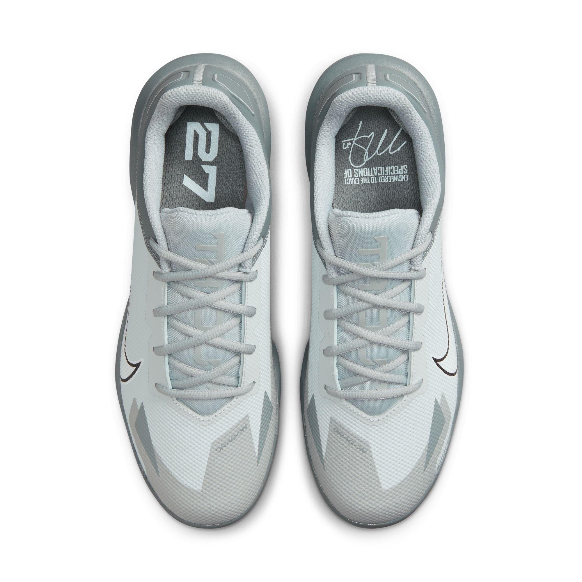 Nike Force Trout 8 Pro MCS "Cool Grey/White/Wolf Grey/Pure Platinum" Men's Baseball Cleat - GREY/WHITE Thumbnail View 7