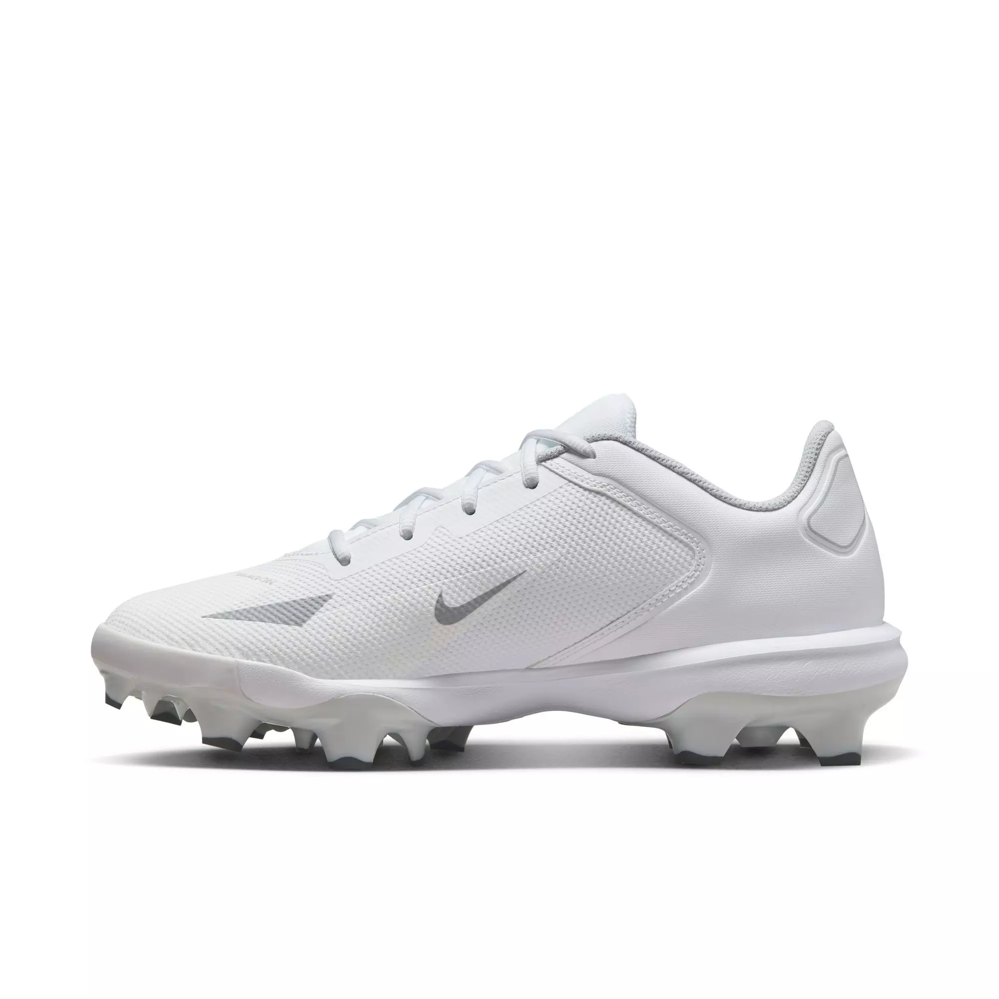 Nike Force Trout 8 Pro MCS "White/Black/Wolf Grey/Pure Platinum" Men's Baseball Cleat - WHITE/GREY