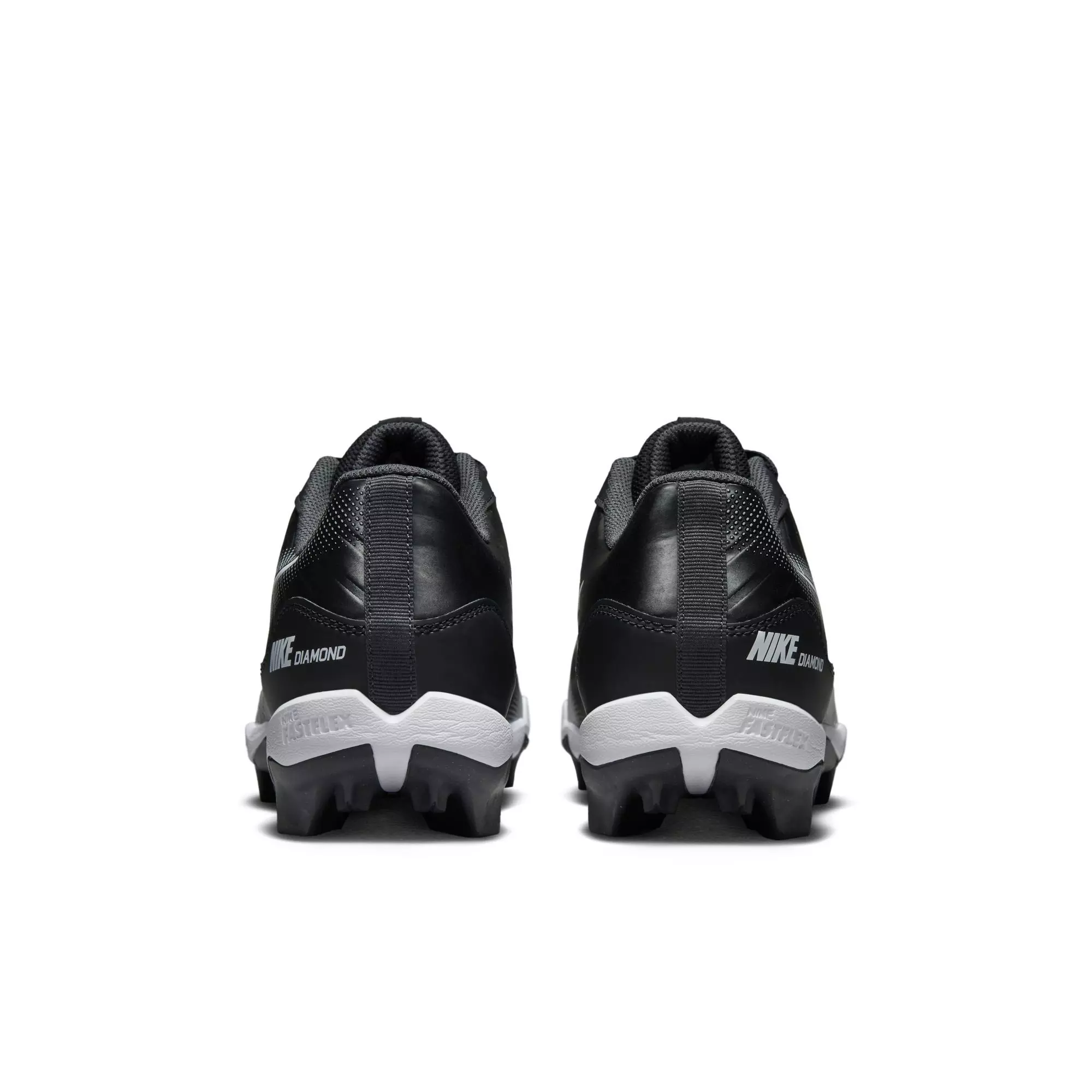 Nike Alpha Huarache Keystone LW "Black/White/Smoke Grey" Men's Baseball Cleat - BLACK/WHITE/GREY