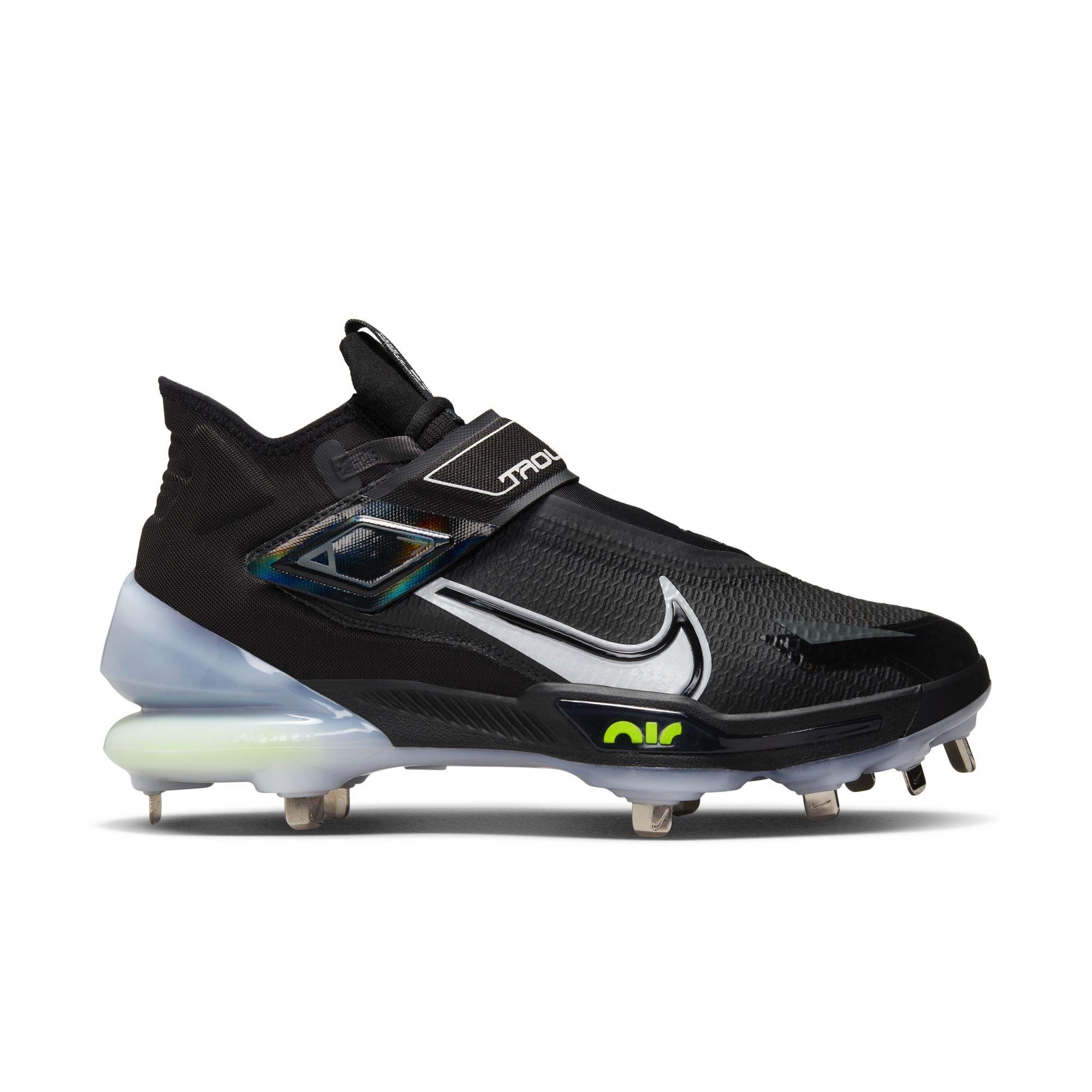 Nike Force Trout 6 Pro White/Black Men's Baseball Cleat - Hibbett