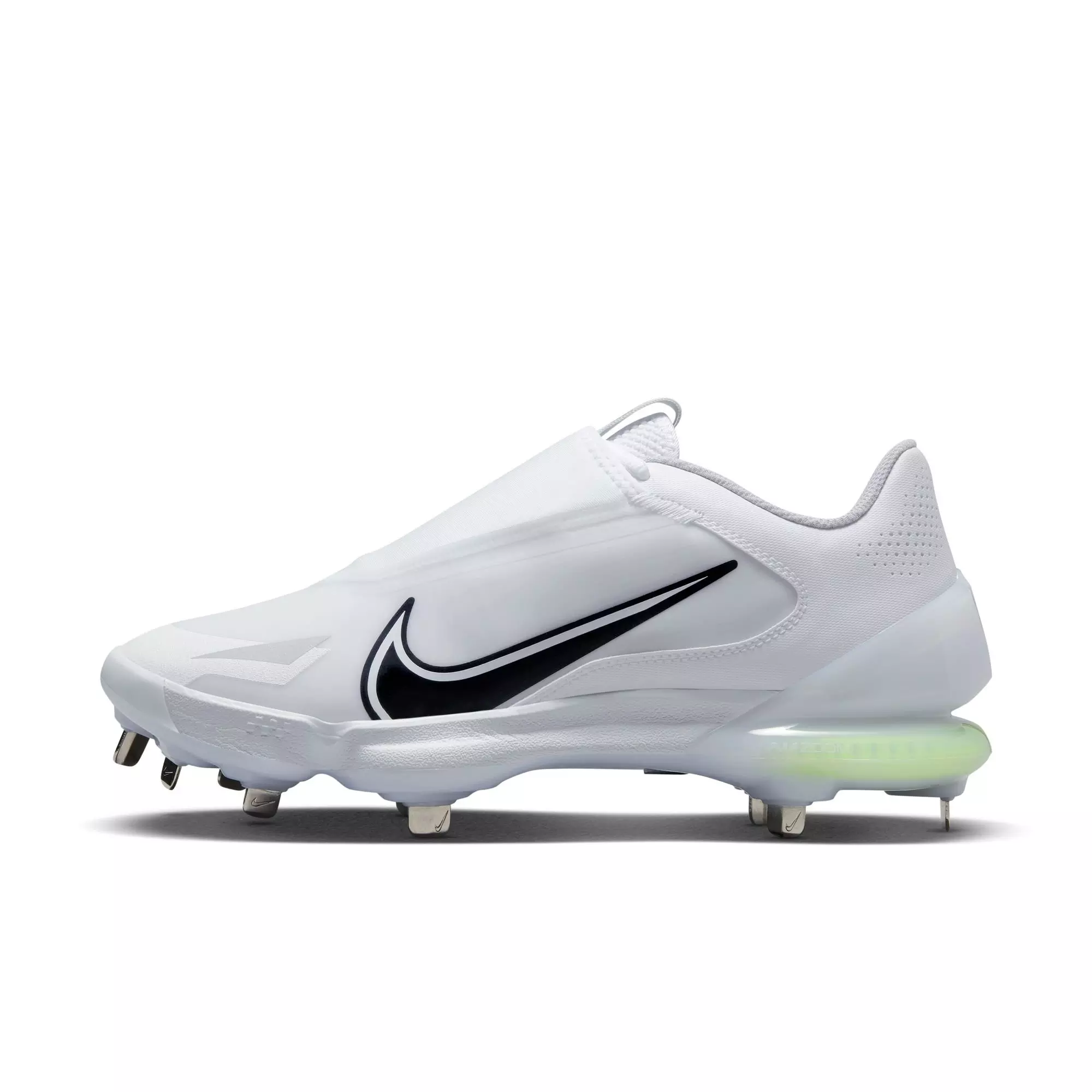 Nike Force Zoom Trout 8 Pro "White/Black/Wolf Grey/Pure Platinum" Men's Baseball Cleat - WHITE/BLACK