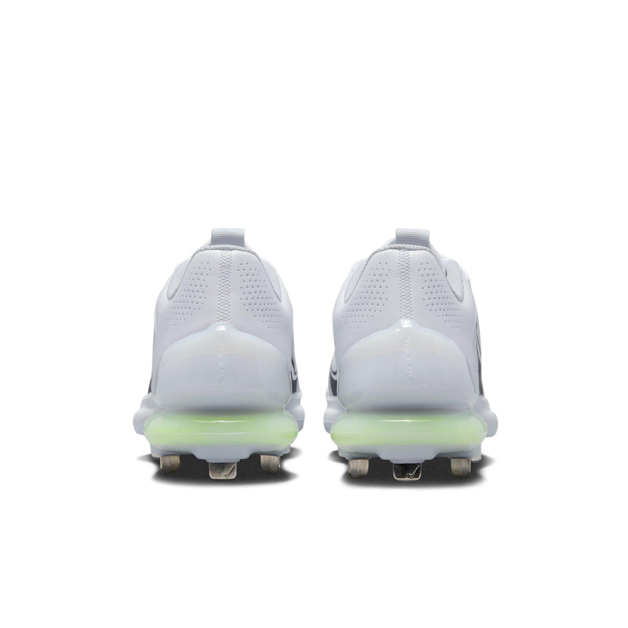 Nike Force Zoom Trout 8 Pro "White/Black/Wolf Grey/Pure Platinum" Men's Baseball Cleat - WHITE/BLACK Thumbnail View 7