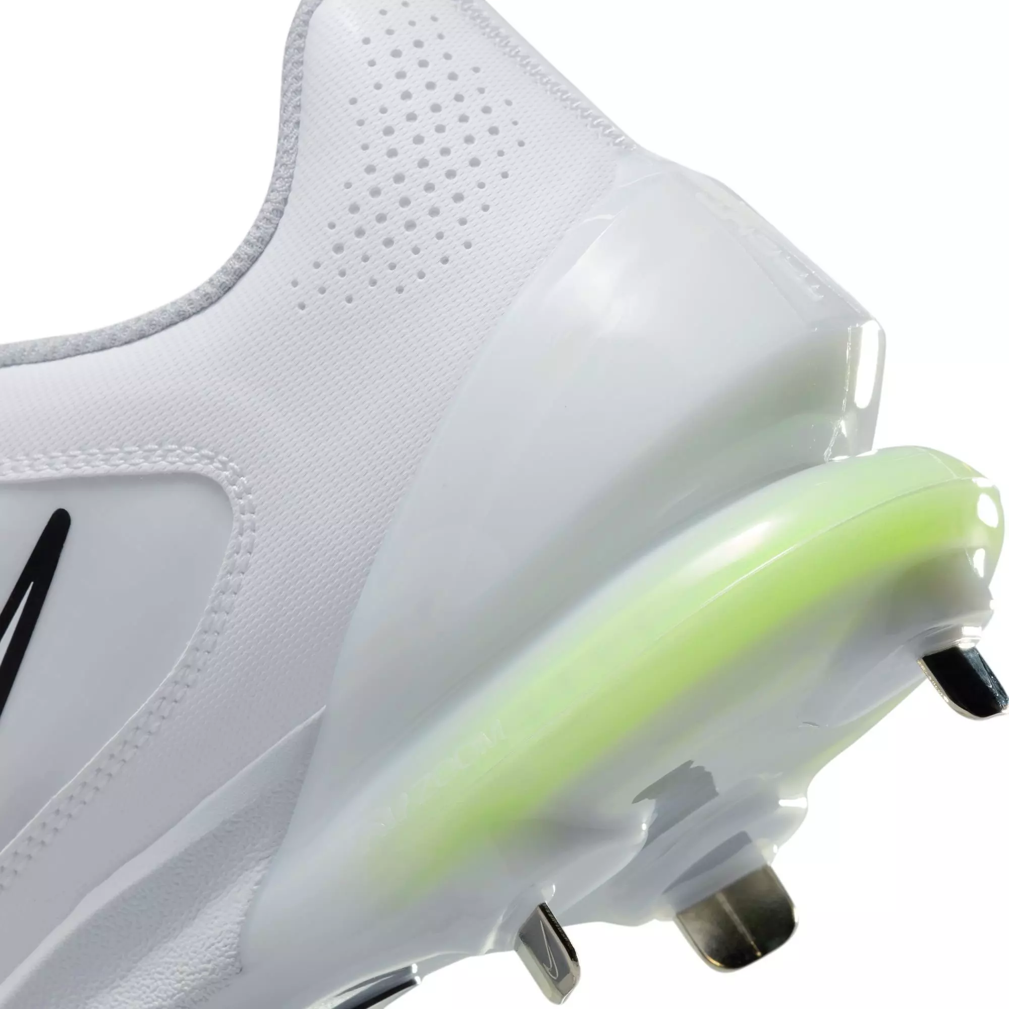 Nike Force Zoom Trout 8 Pro "White/Black/Wolf Grey/Pure Platinum" Men's Baseball Cleat - WHITE/BLACK