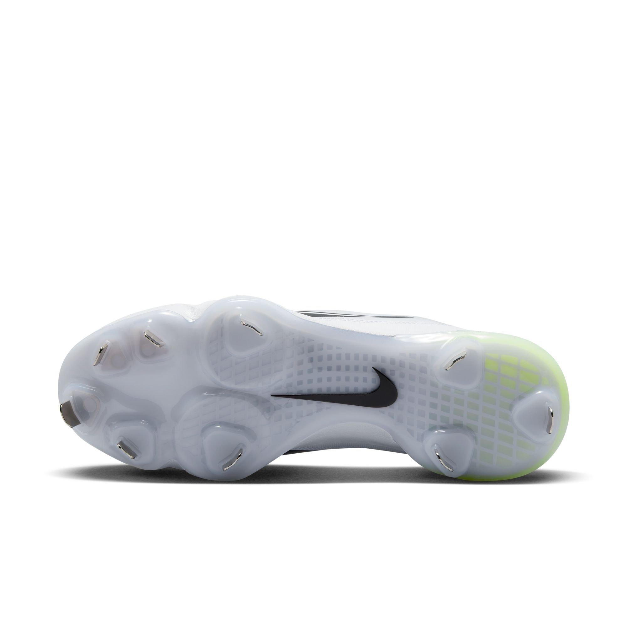 Nike Force Zoom Trout 8 Pro "White/Black/Wolf Grey/Pure Platinum" Men's Baseball Cleat - WHITE/BLACK Thumbnail View 10