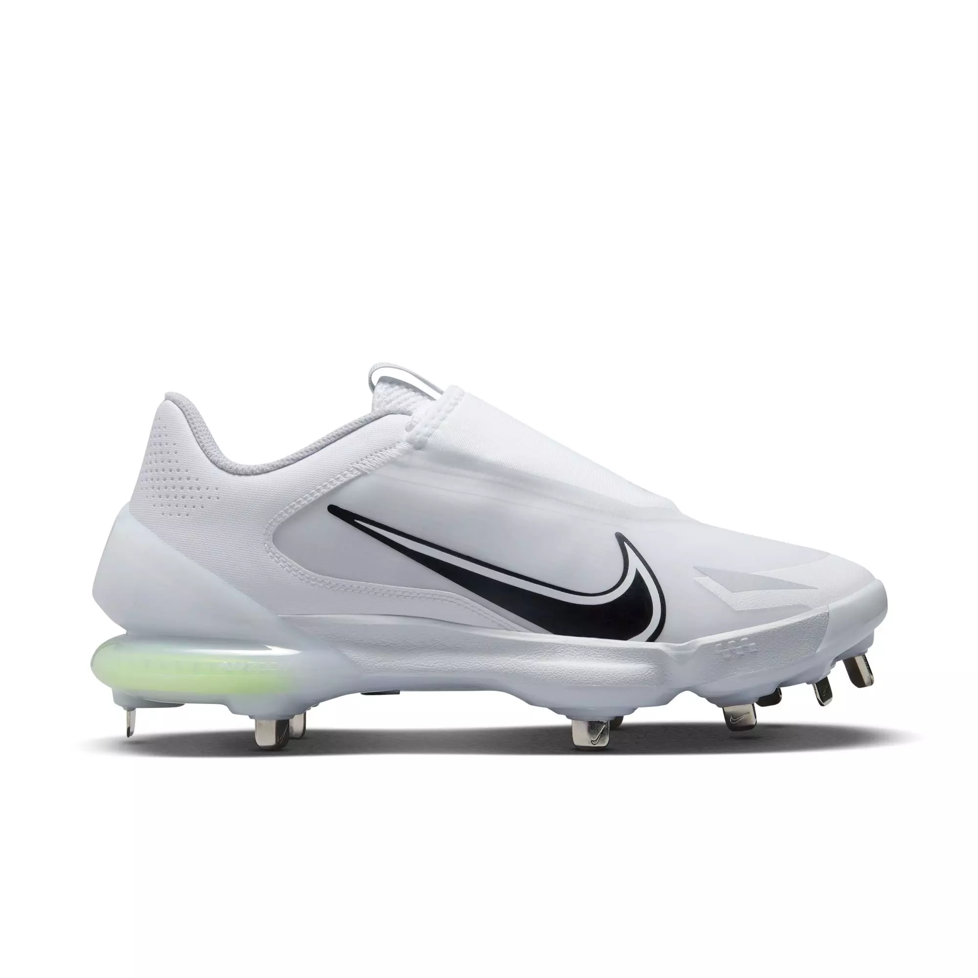 Nike Force Zoom Trout 8 Pro "White/Black/Wolf Grey/Pure Platinum" Men's Baseball Cleat - WHITE/BLACK