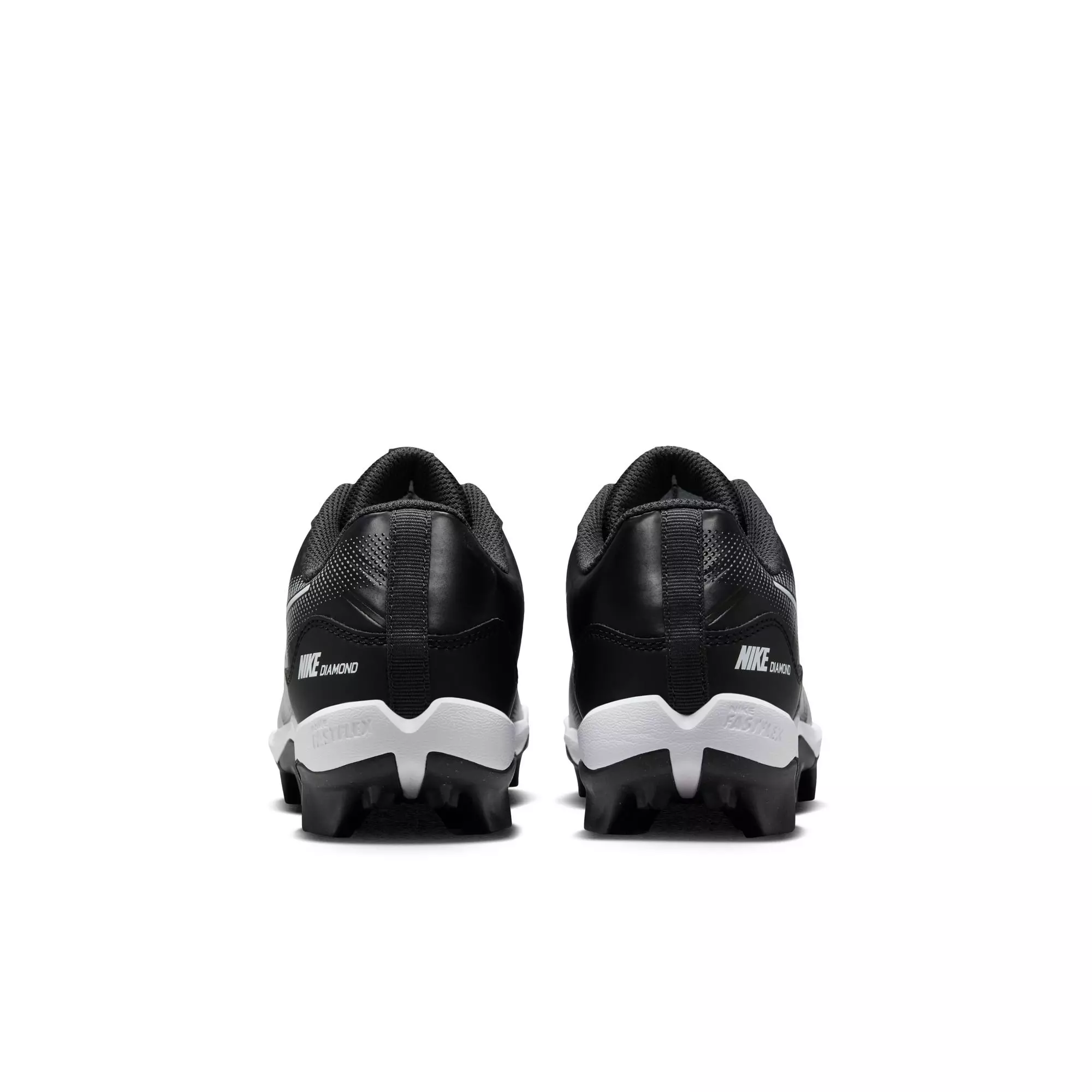 Nike Alpha Huarache 4 Keystone "Black/White/Smoke Grey" Preschool Boys' Baseball Cleat - BLACK/WHITE