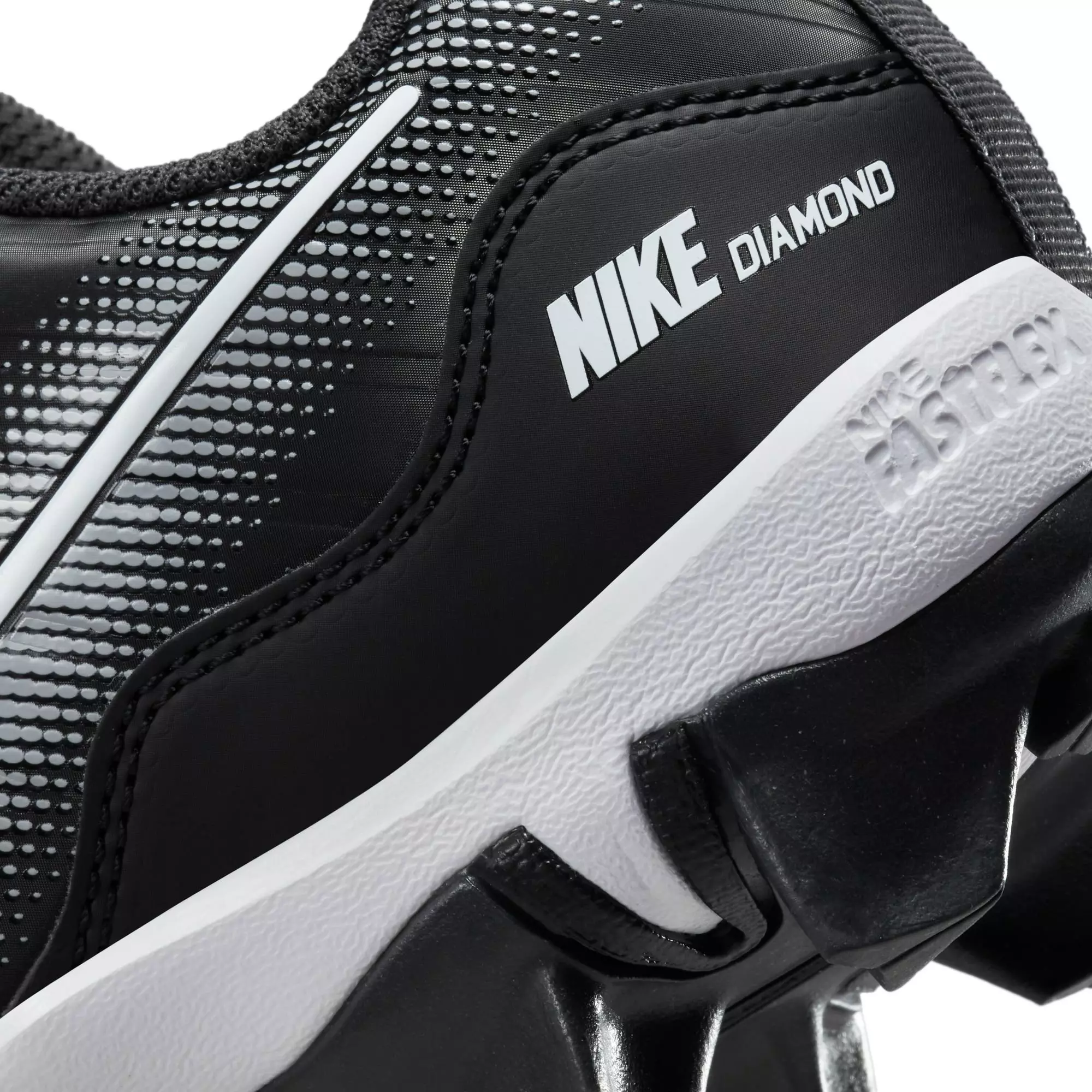 Nike Alpha Huarache 4 Keystone "Black/White/Smoke Grey" Preschool Boys' Baseball Cleat - BLACK/WHITE