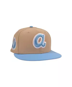 Men's New Era Light Blue Atlanta Braves 59FIFTY Fitted Hat
