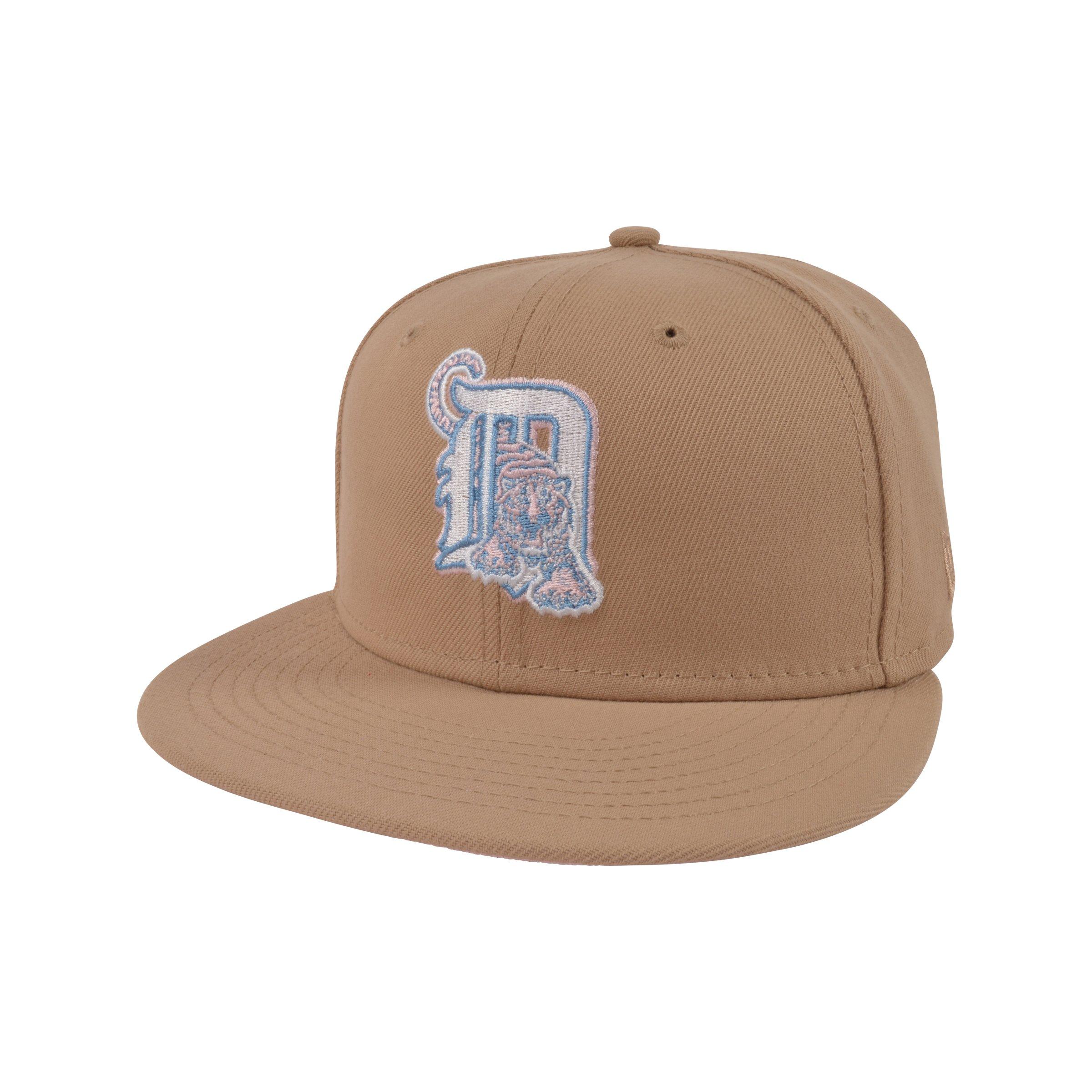 Detroit Tigers New Era Sneaker Hook 59FIFTY Fitted Hat - White