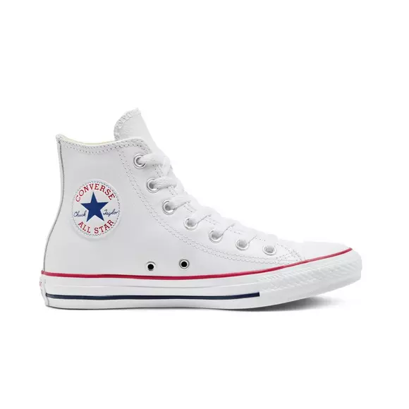 behang Speciaal Weggegooid Converse Chuck Taylor All Star Leather "White" Men's Shoe