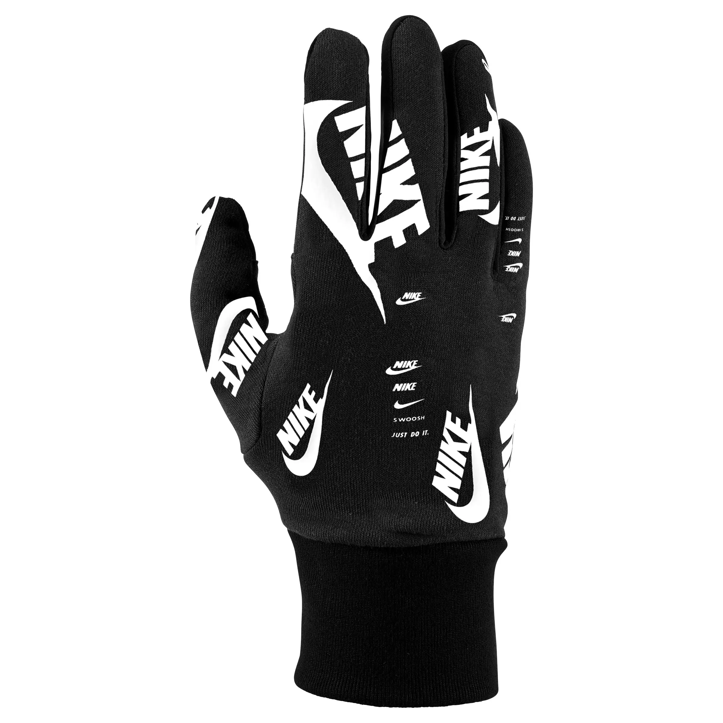 Nike Men's TG Club Fleece All Over Print 2.0 Gloves - BLACK/WHITE