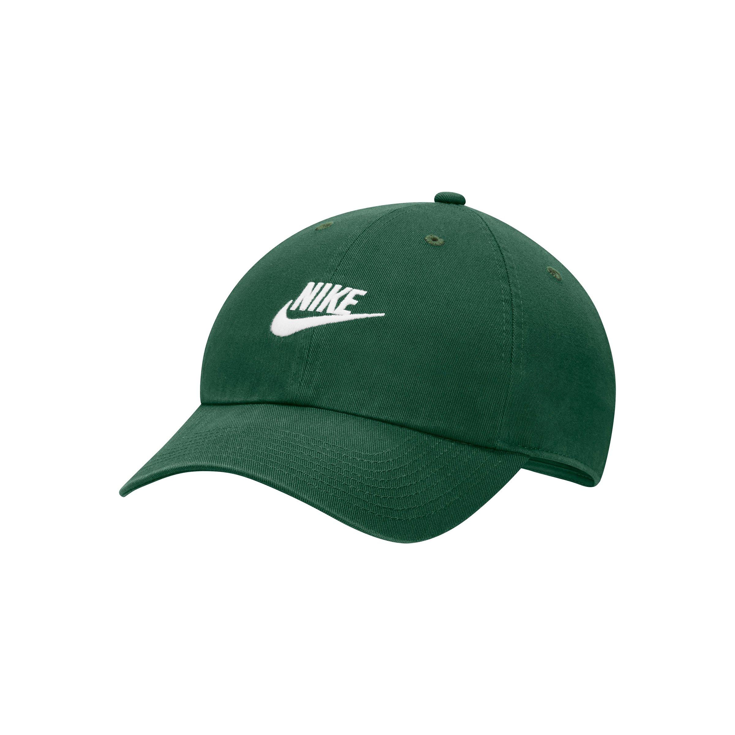 Imponerende Ved lov Uskyldig Nike Sportswear Heritage86 Futura Washed Adjustable Hat - Gorge Green