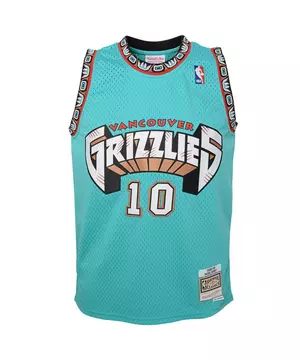 Mike Bibby Memphis Grizzlies Fanatics Authentic Autographed Mitchell & Ness  1998-99 Replica Jersey - Turquoise