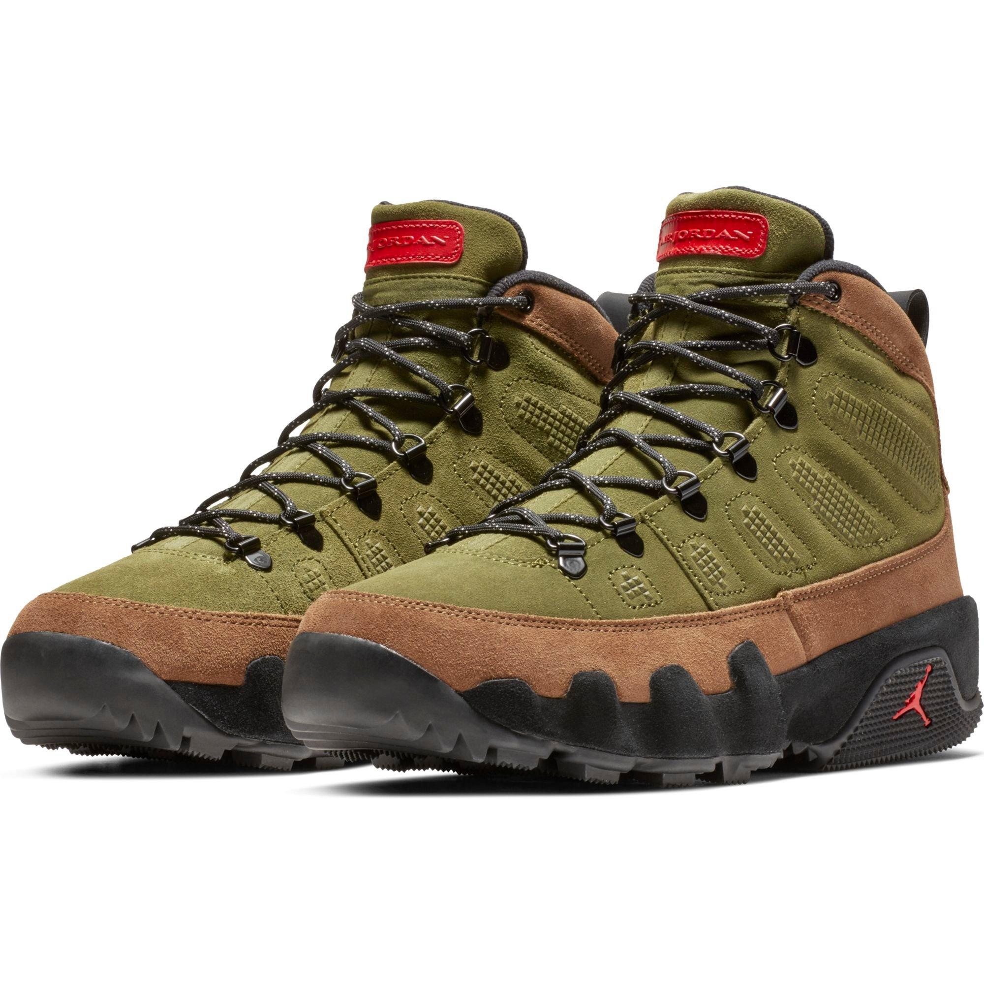 9 Retro "Military Brown/Legion Green" Men's - Hibbett | Gear