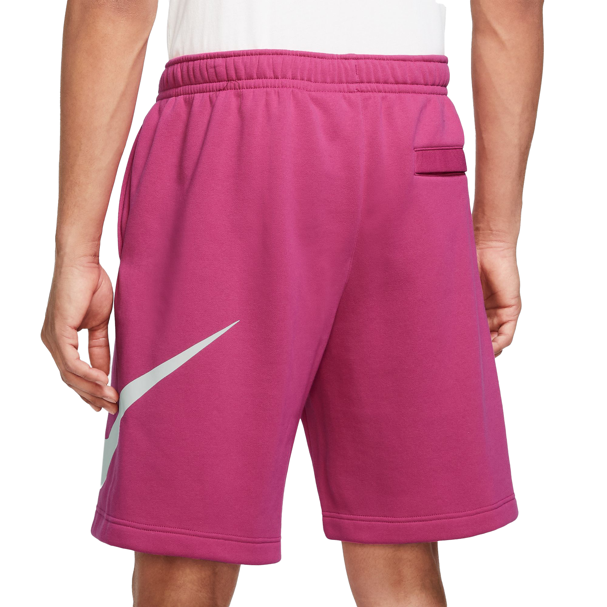 grey and pink nike shorts