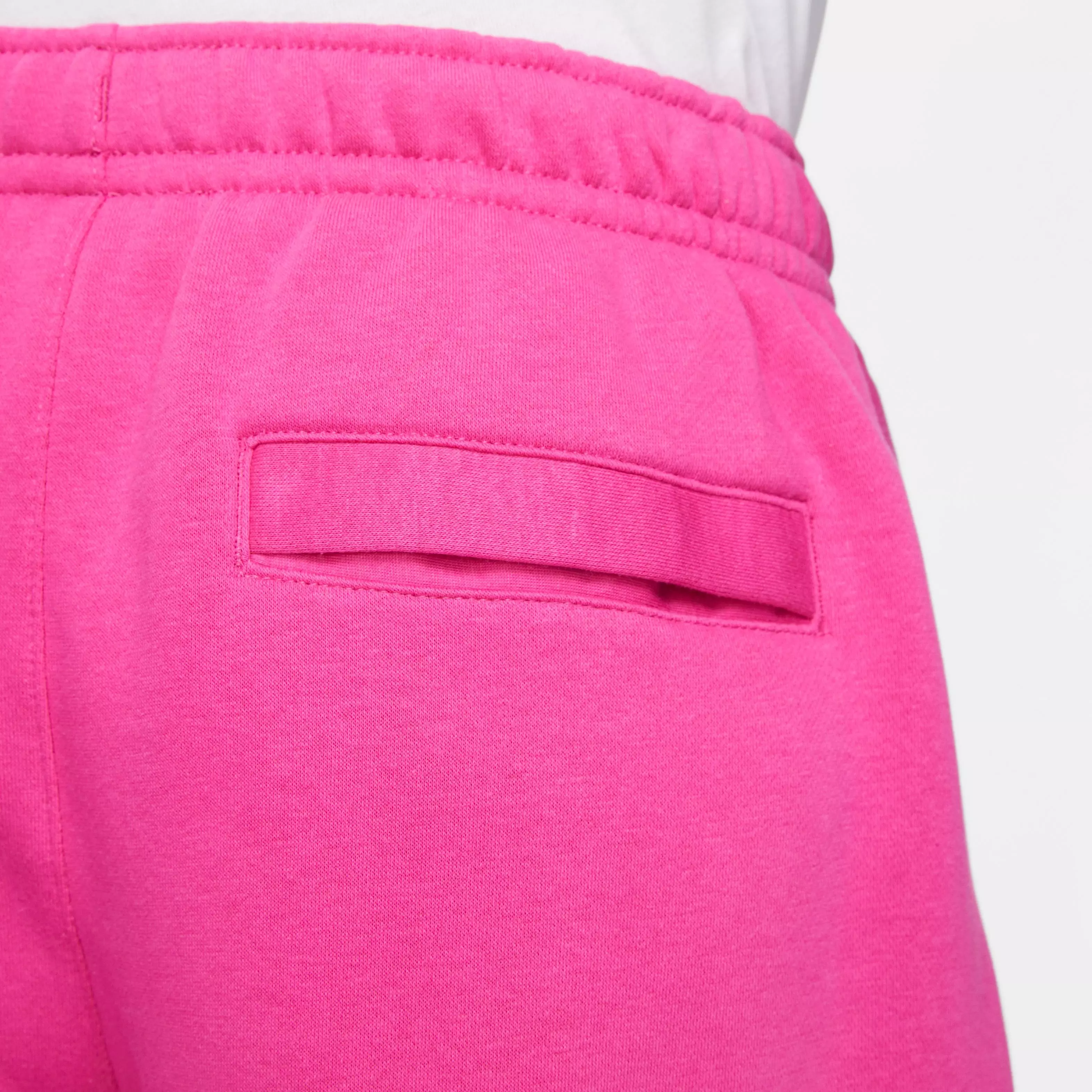 Nike Men's Sportswear Club Graphic Fleece Shorts-Pink - PINK