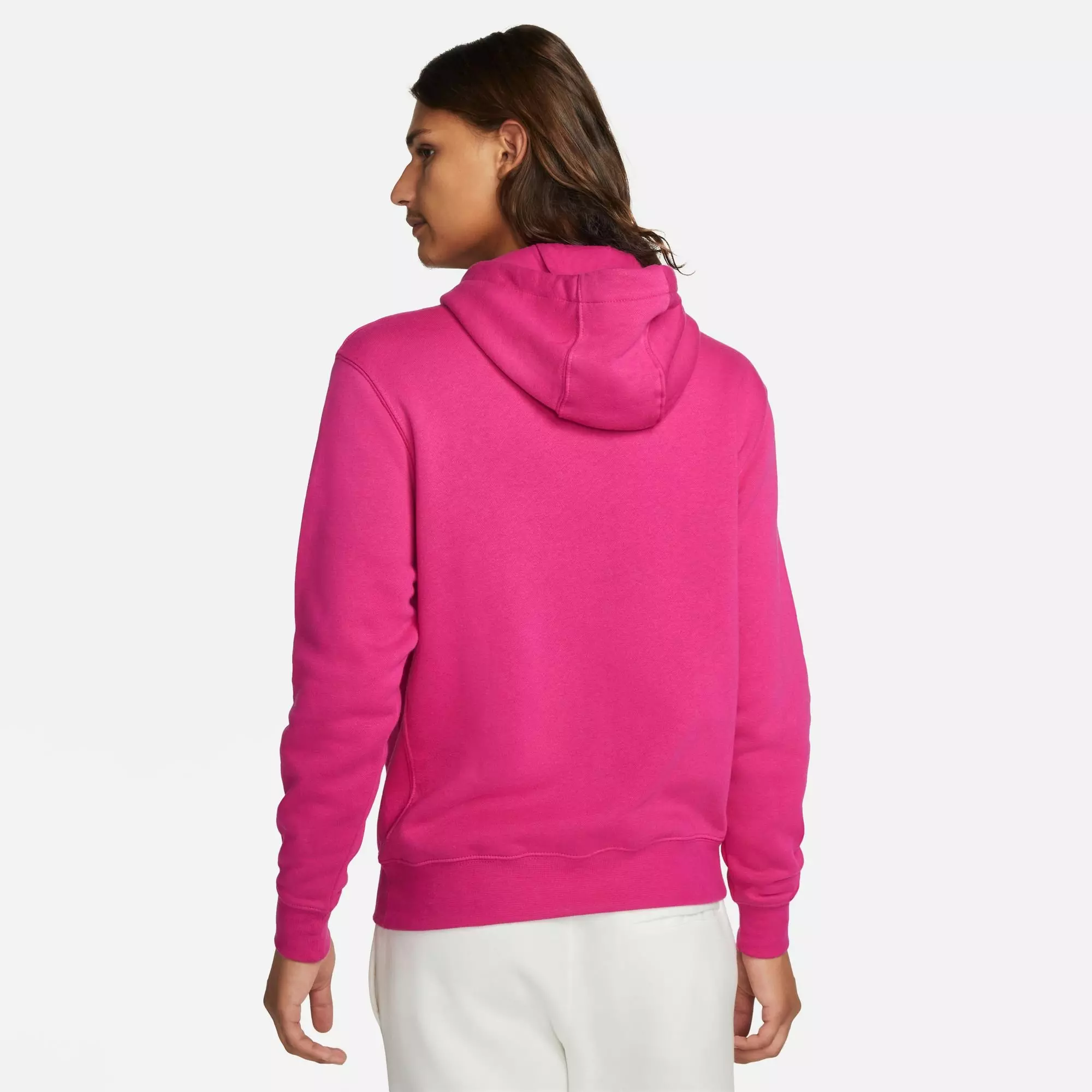 Nike Men's Sportswear Club Pullover Hoodie-Pink - PINK