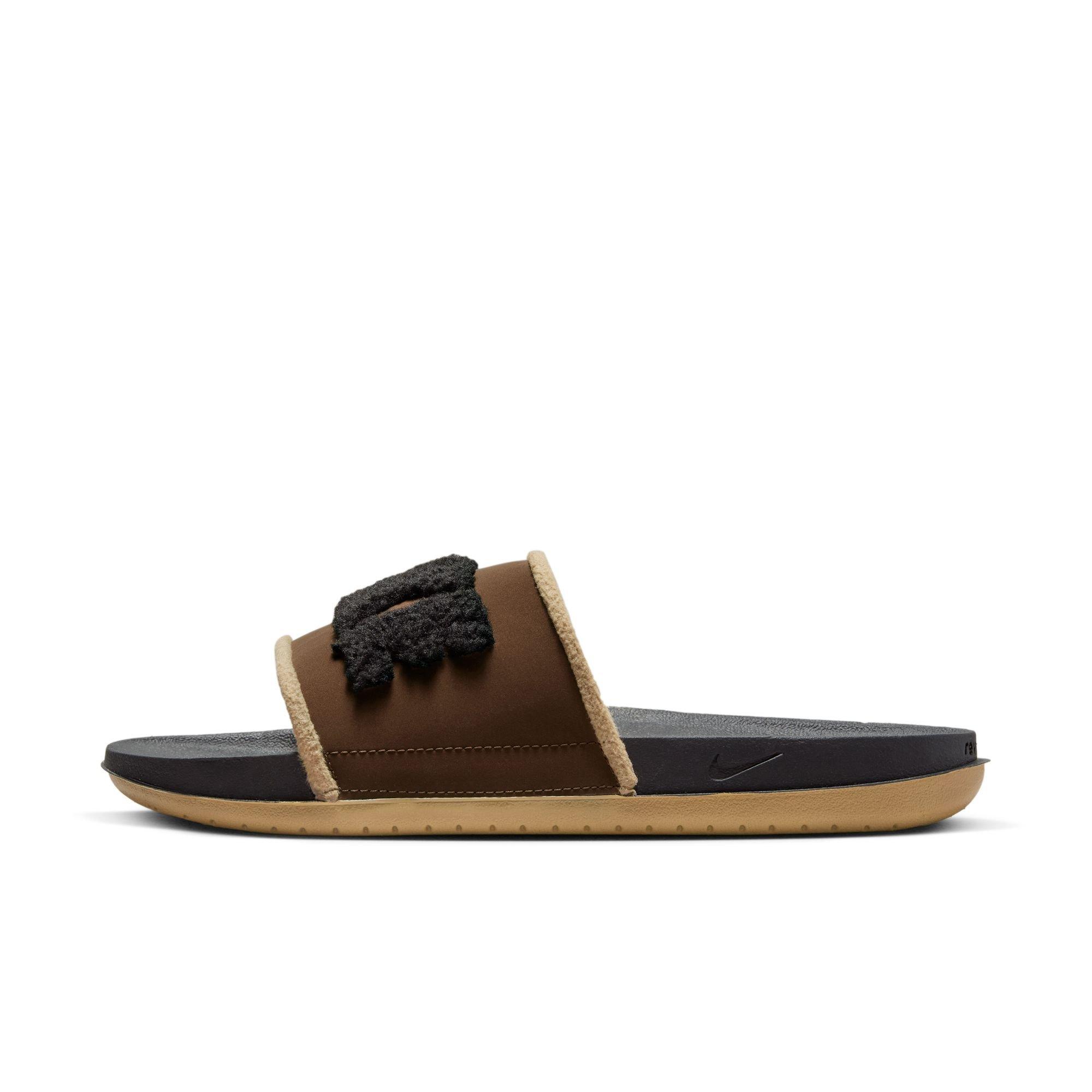 Nike OffCourt Cacao Wow Black Dk Driftwood Men s Slide Hibbett
