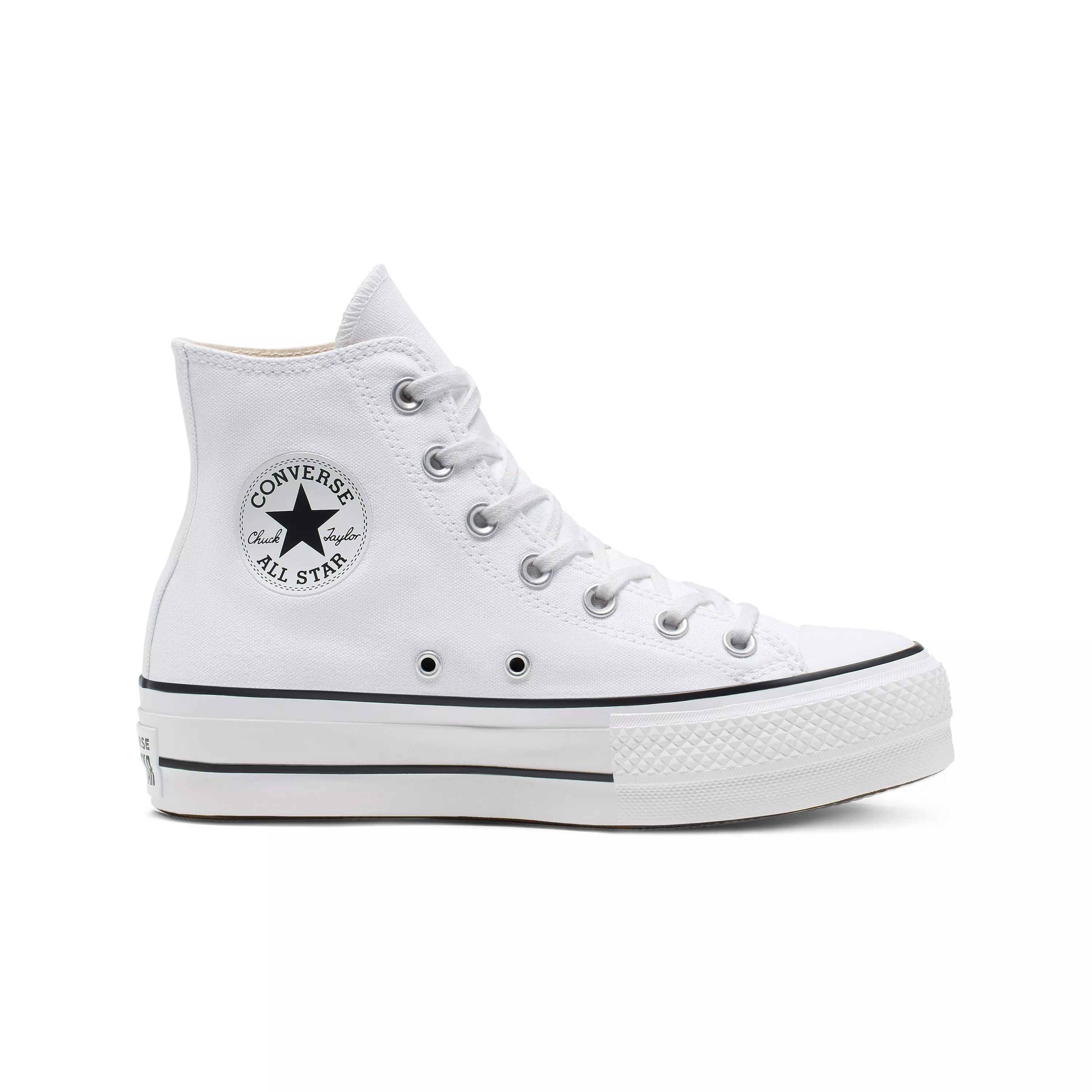 Converse Chuck Taylor All Star Platform Lift "White" Women's Shoe - WHITE/BLACK