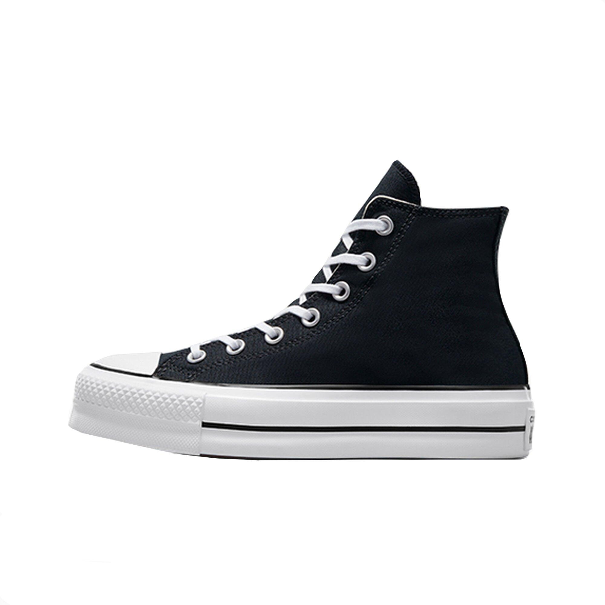 Converse Chuck Taylor All Star Platform Lift "Black" Women's Shoe - BLACK/WHITE Thumbnail View 2