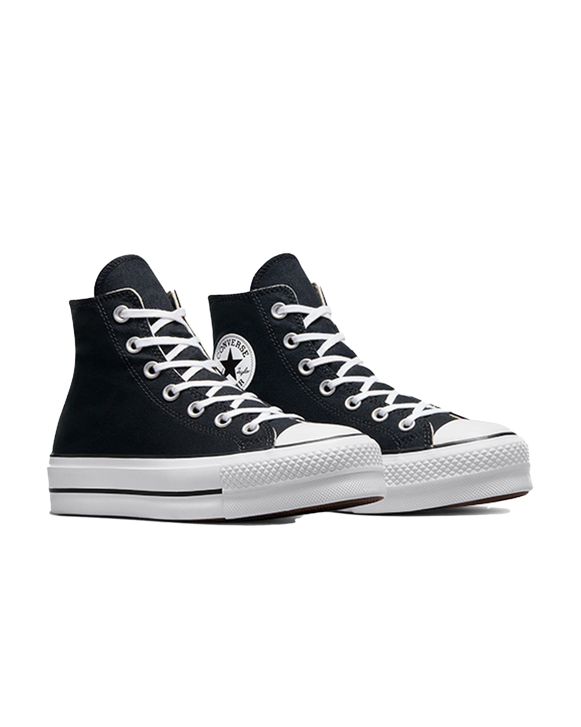 Converse Chuck Taylor All Star Platform Lift "Black" Women's Shoe - BLACK/WHITE Thumbnail View 5