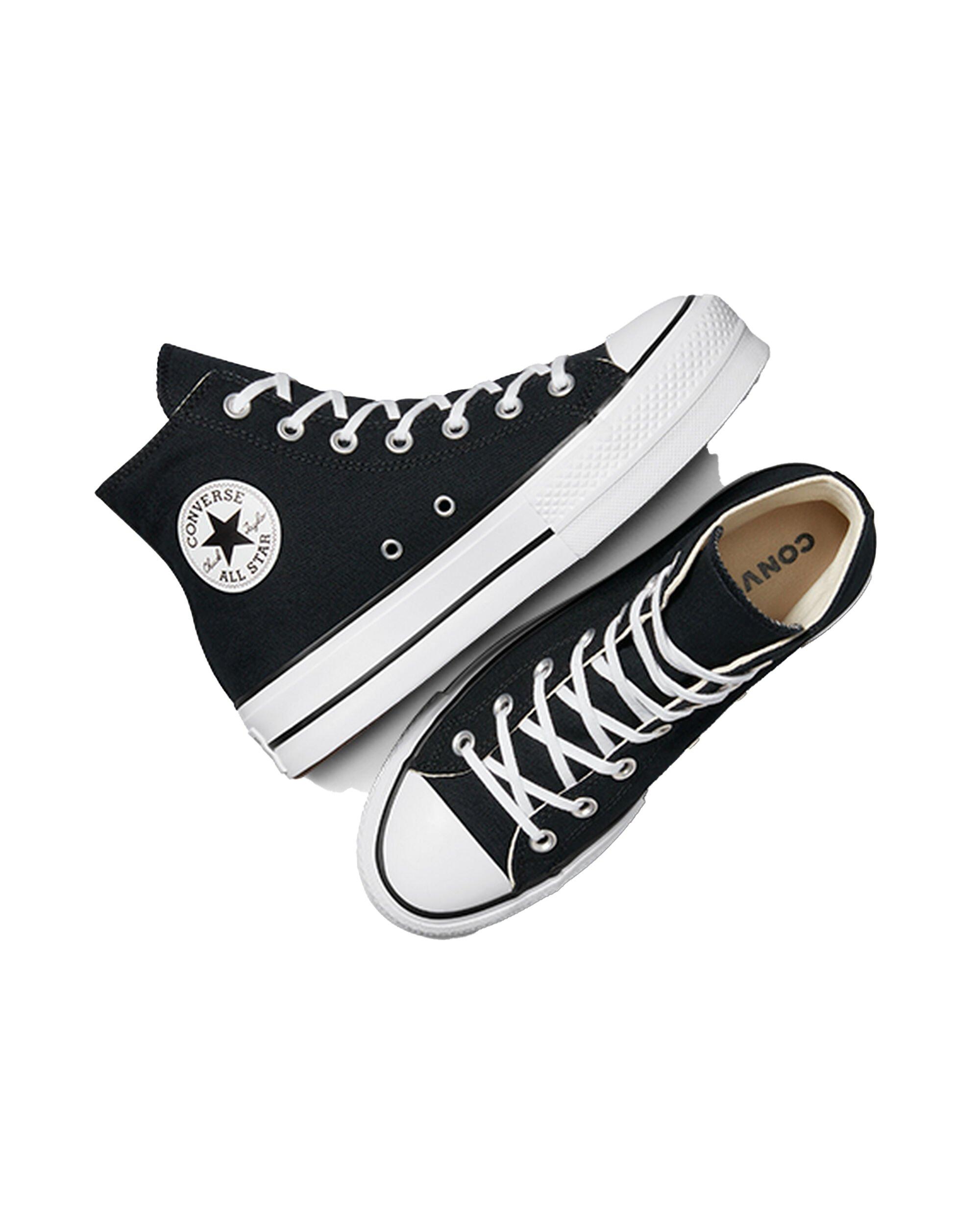 Converse Chuck Taylor All Star Platform Lift "Black" Women's Shoe - BLACK/WHITE Thumbnail View 4
