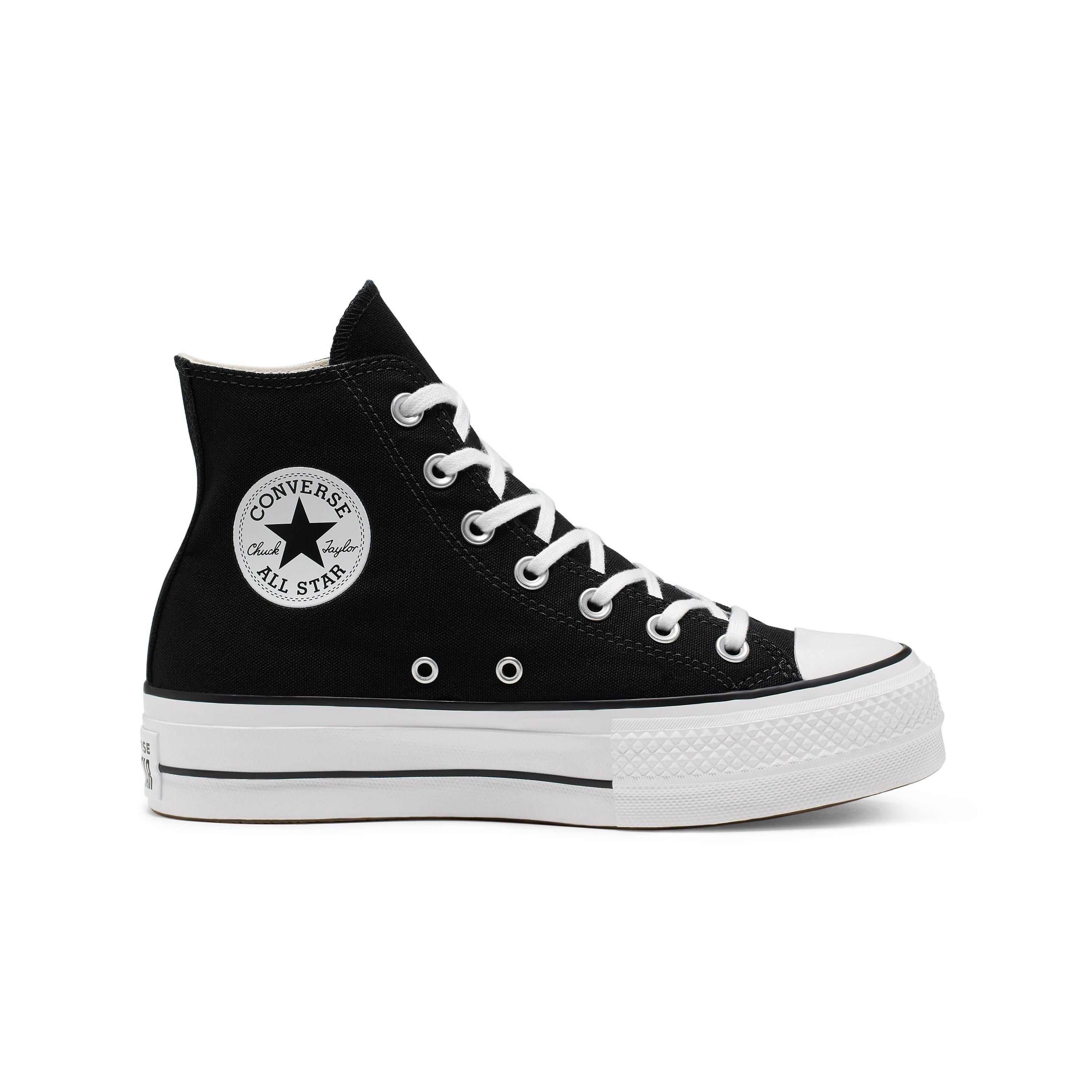 Converse Chuck Taylor All Star Platform Lift "Black" Women's Shoe - BLACK/WHITE Thumbnail View 1